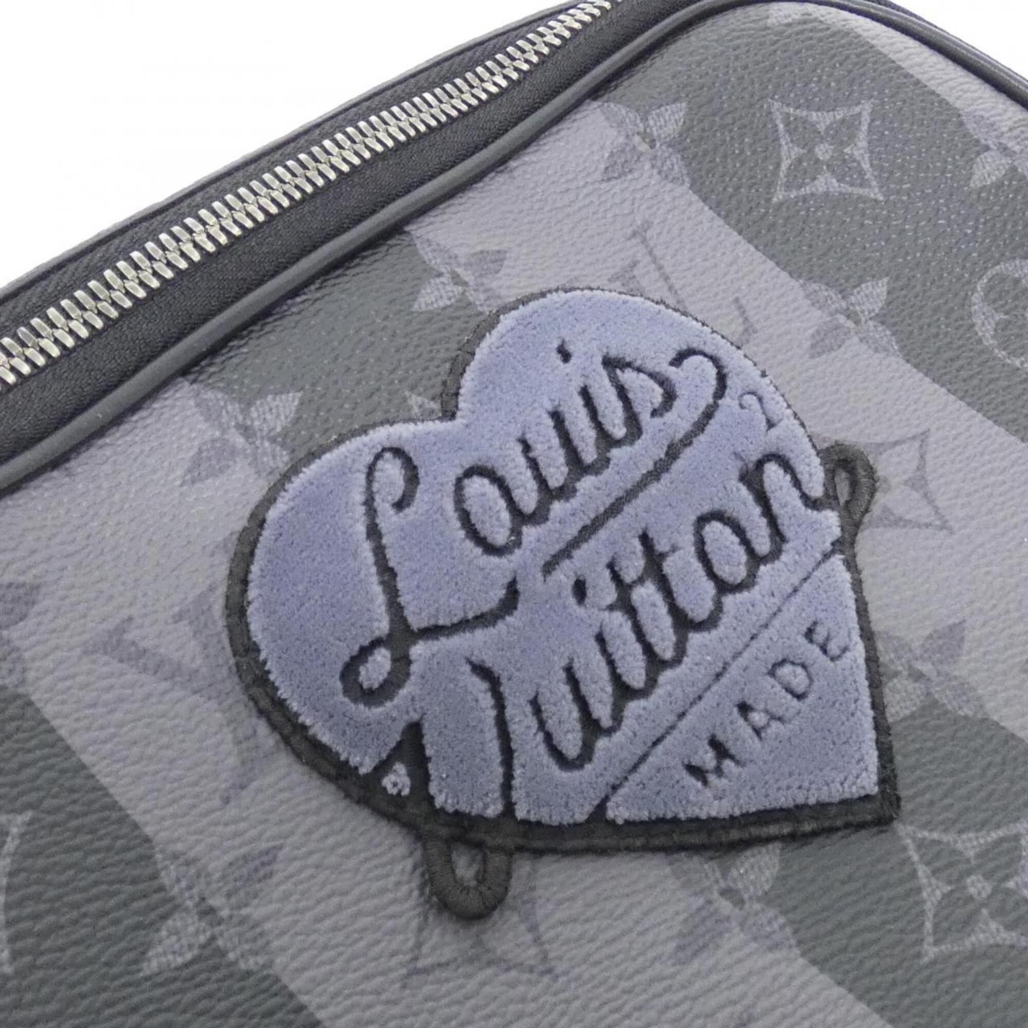 Louis Vuitton Black Monogram Coated Canvas Shoulder Bag (Pre-Owned)