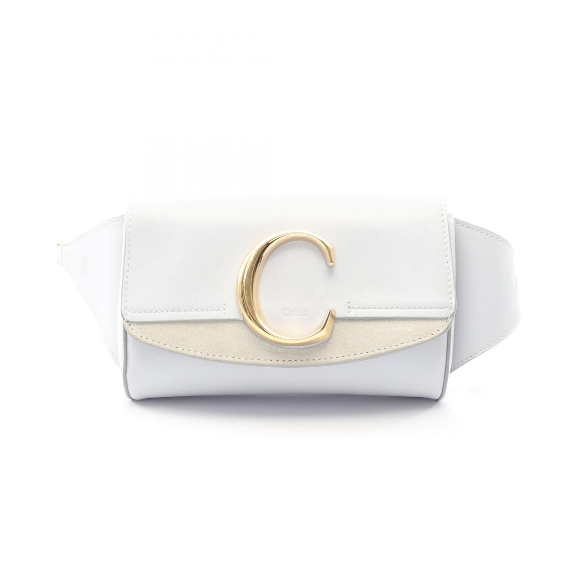 Chloé Blue Leather Suede Fanny Pack Handbag (Pre-Owned)