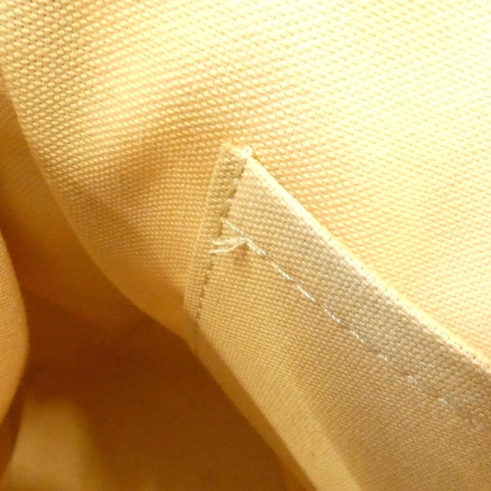 Louis Vuitton Azur White Coated Canvas Shoulder Bag (Pre-Owned)