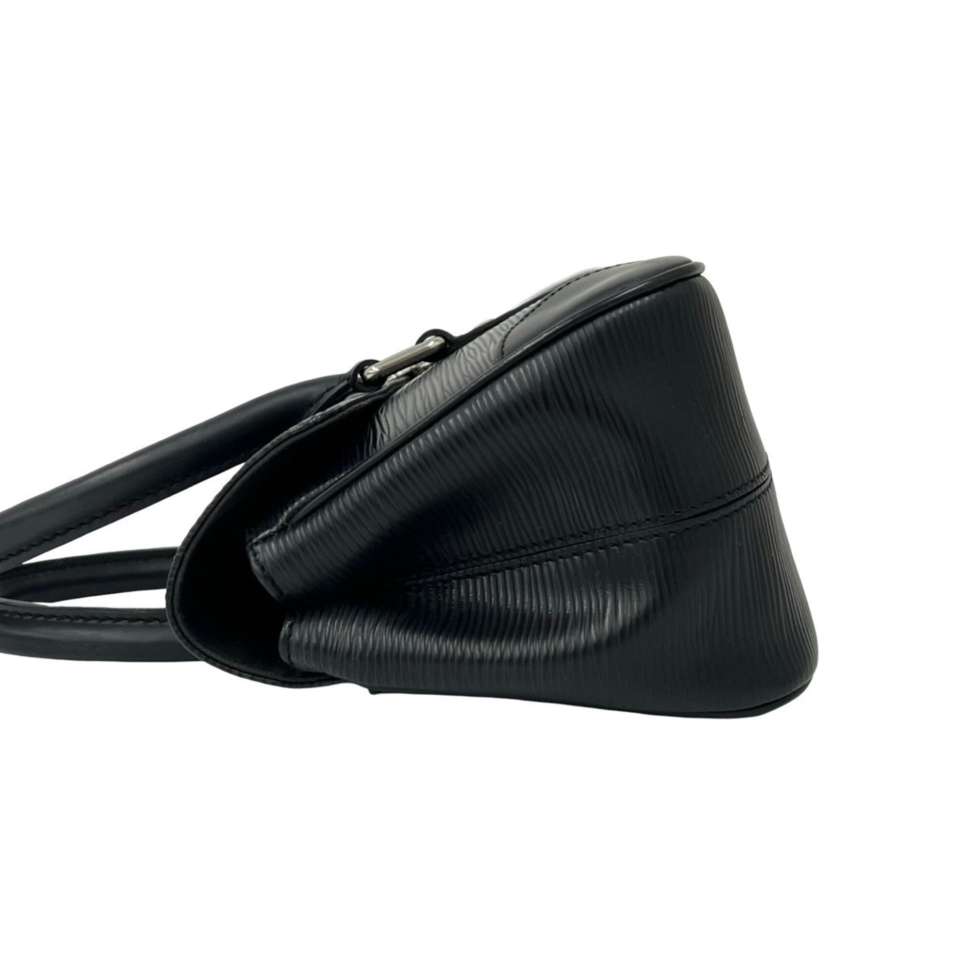Louis Vuitton Black Epi Leather Boston Bag Handbag (Pre-Owned)