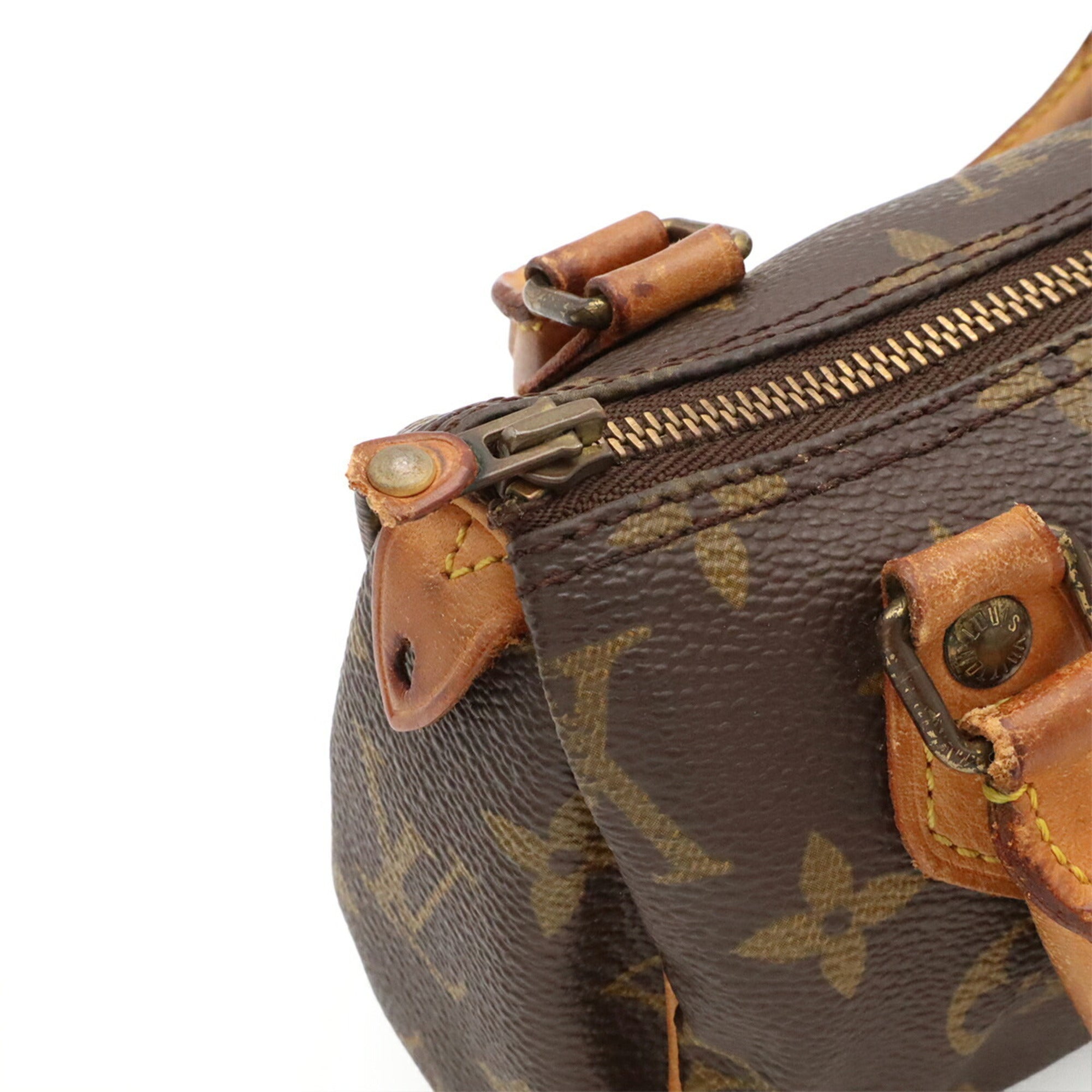 Louis Vuitton Brown Monogram Mini Handbag Pouch Shoulder Bag (Pre-Owned)