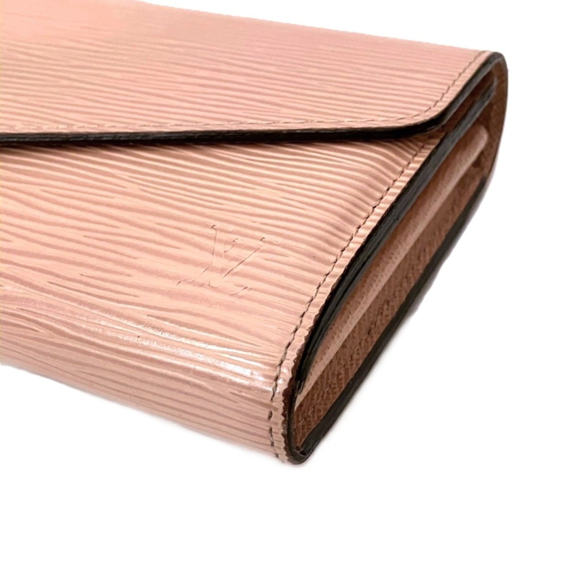 Louis Vuitton Epi Pink Leather Long Wallet (Bi-Fold) (Pre-Owned)