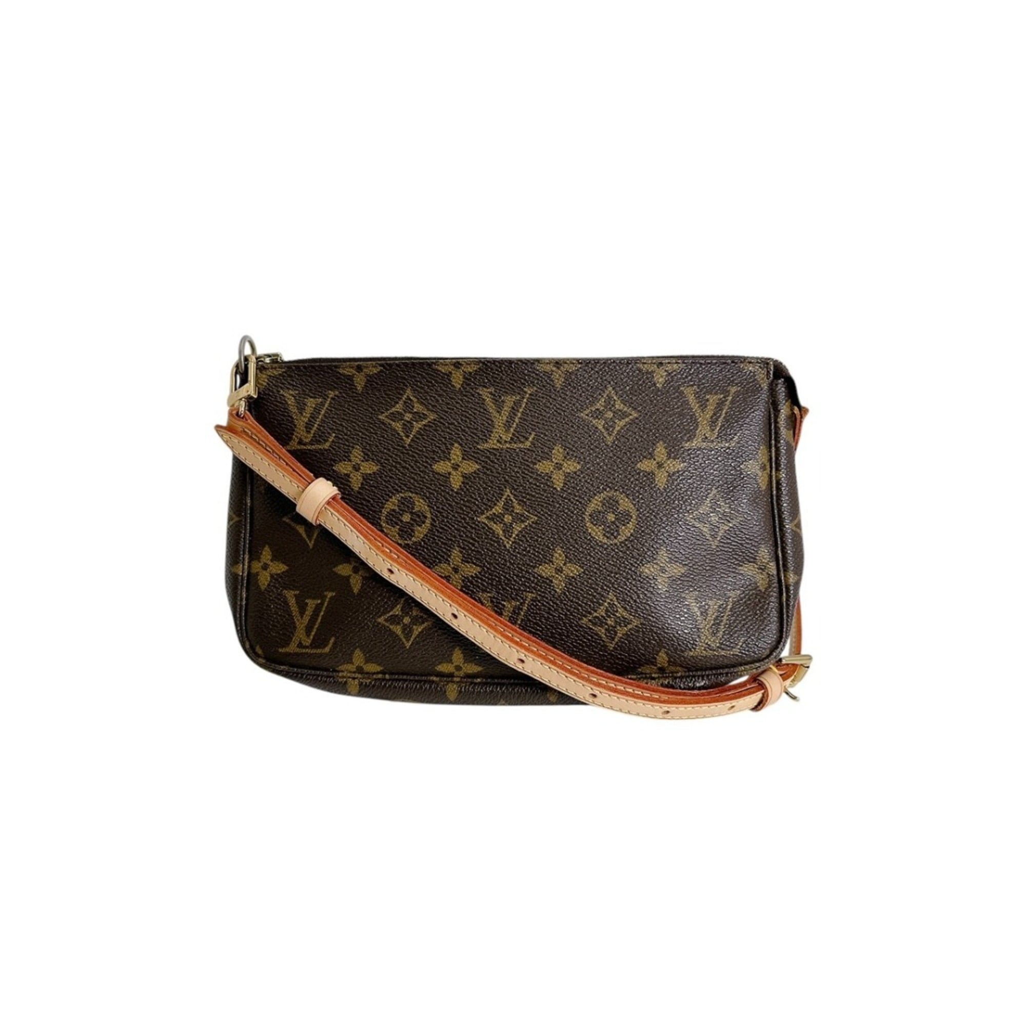Louis Vuitton Monogram Brown Monogram Pochette Pouch Shoulder Bag (Pre-Owned)