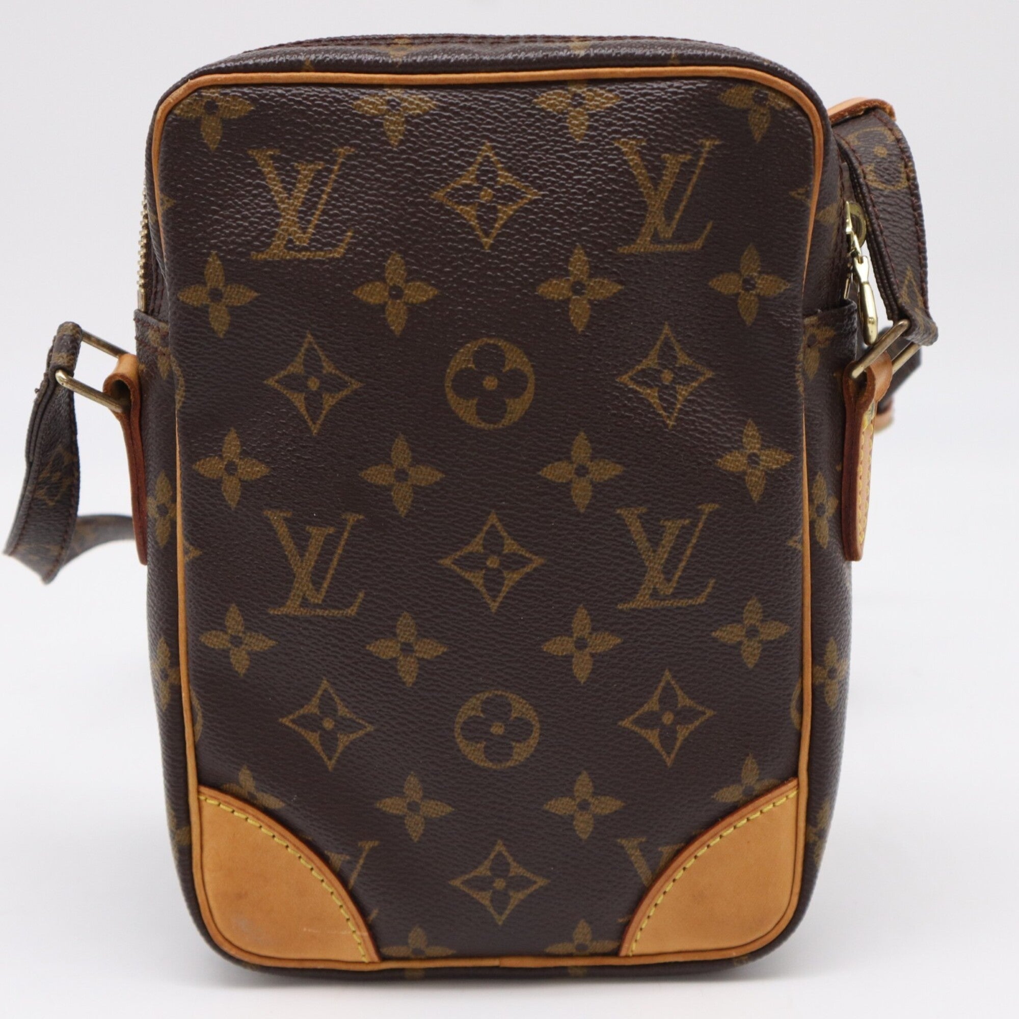 Louis Vuitton Monogram Beige Brown Shoulder Bag (Pre-Owned)