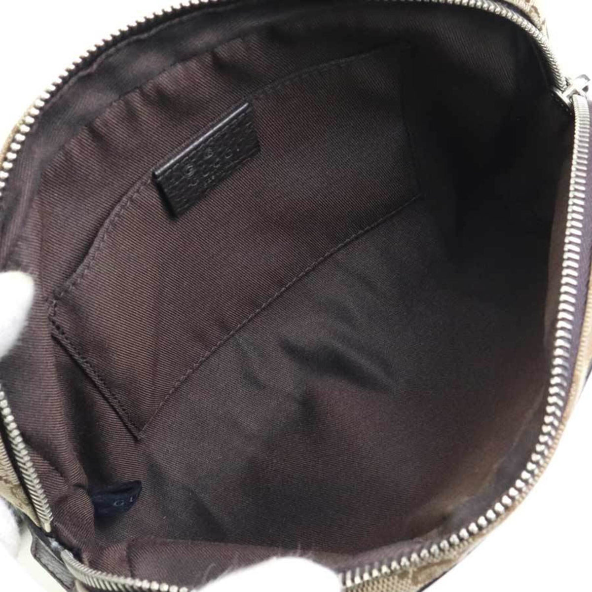 Gucci Brown Gg Canvas Fanny Pack Sling Bag (Pre-Owned)