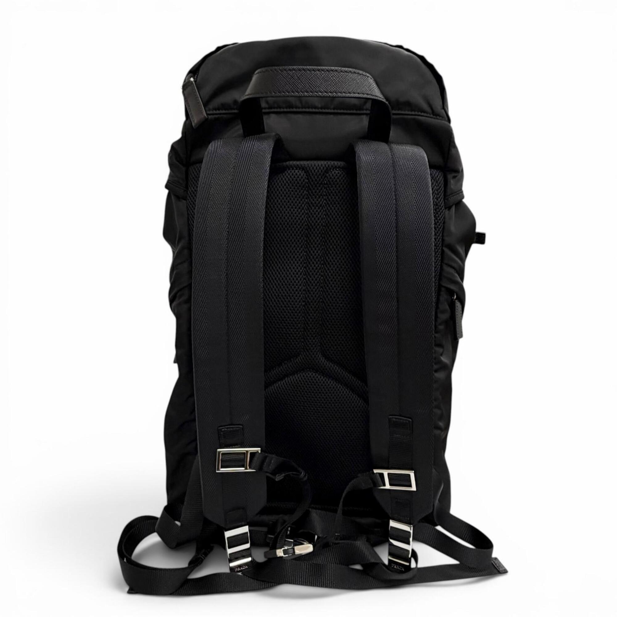 Prada Black Nylon Backpack (Pre-Owned)