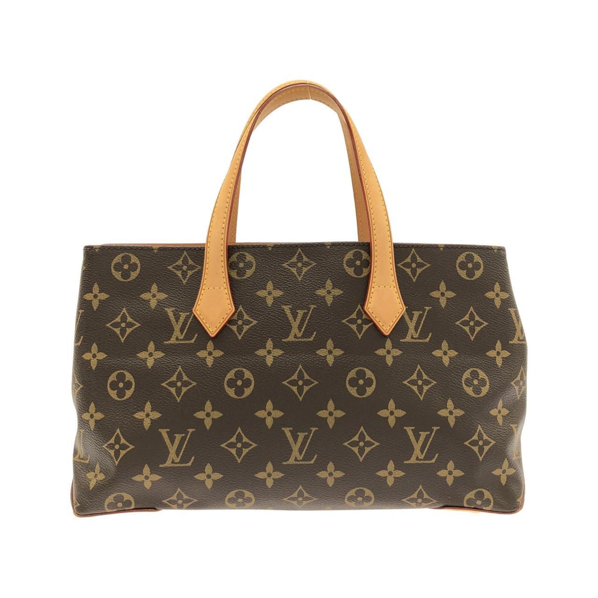 Louis Vuitton Monogram Marron Coated Canvas Handbag (Pre-Owned)