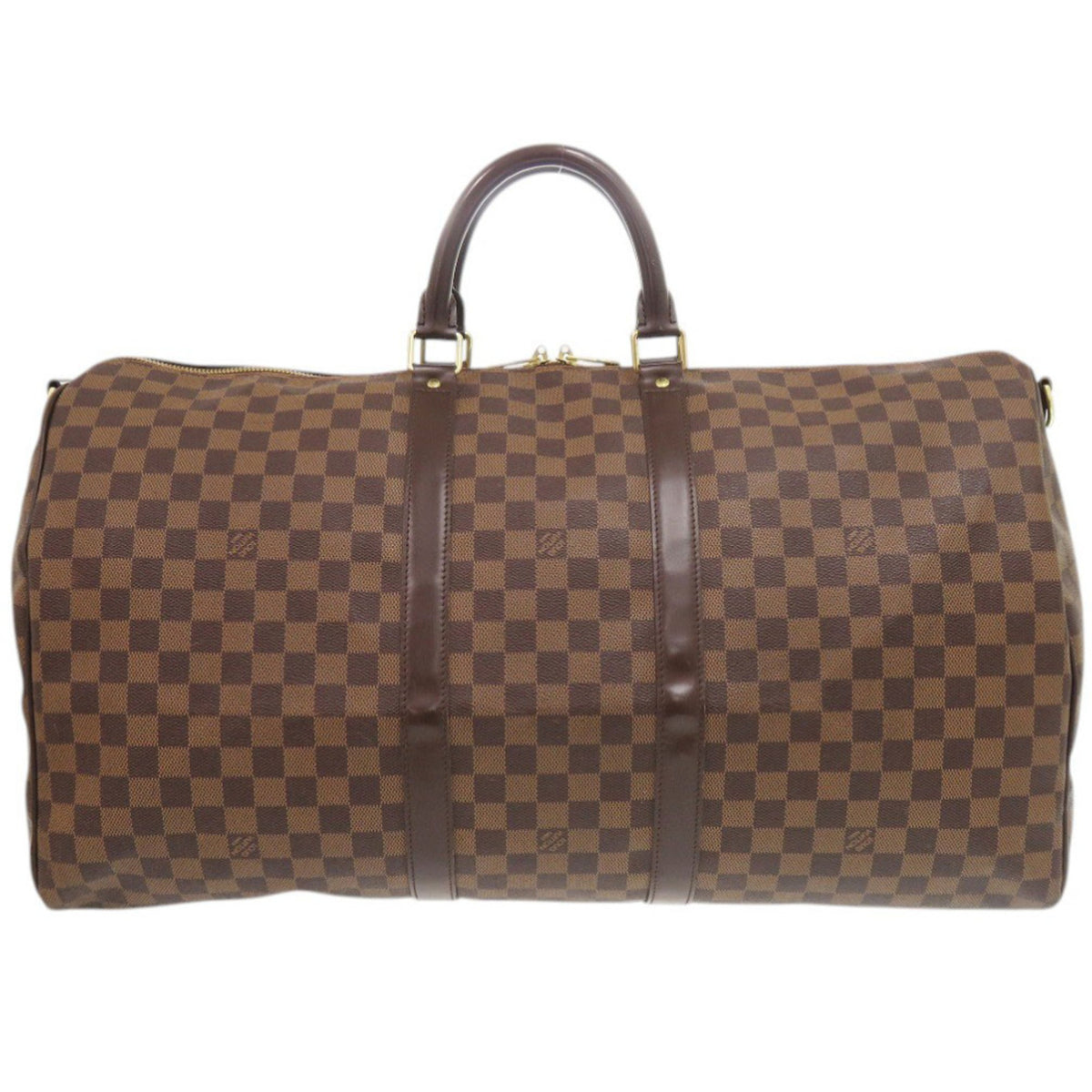 Louis Vuitton Damier Brown Damier Canvas Boston Bag (Pre-Owned)