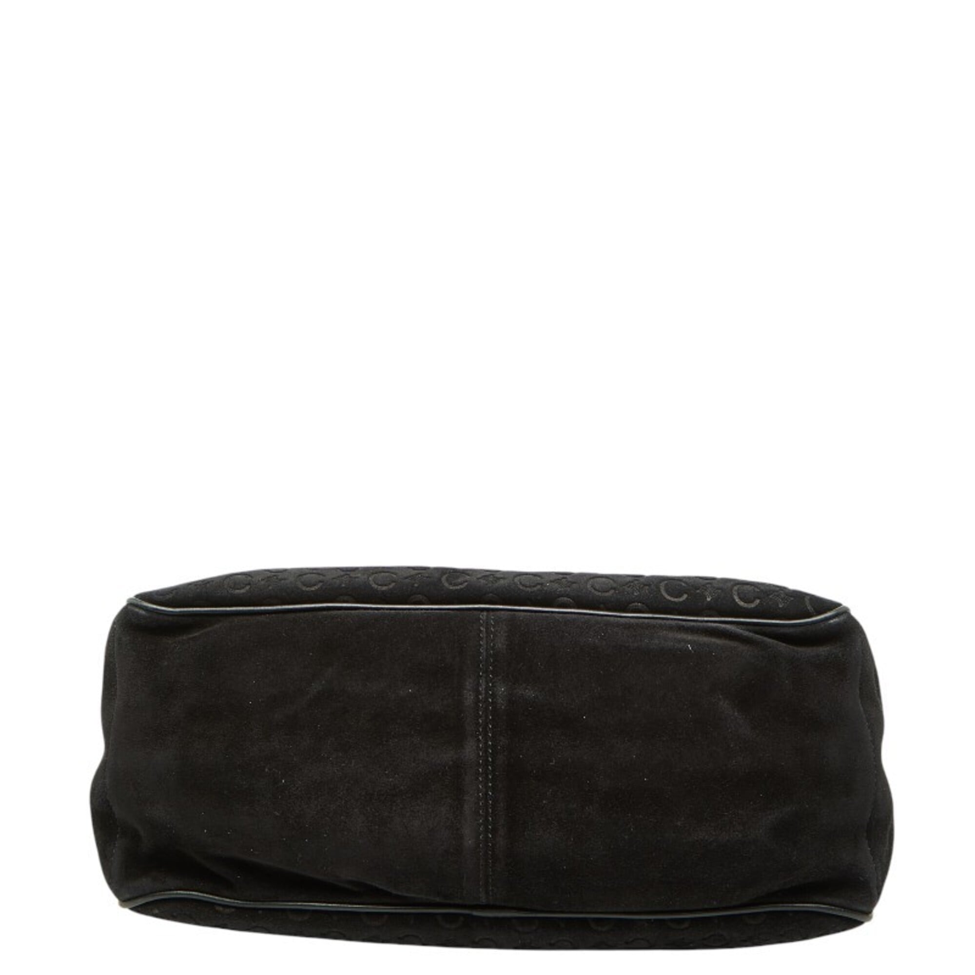 Celine Black Suede Leather Handbag (Pre-Owned)