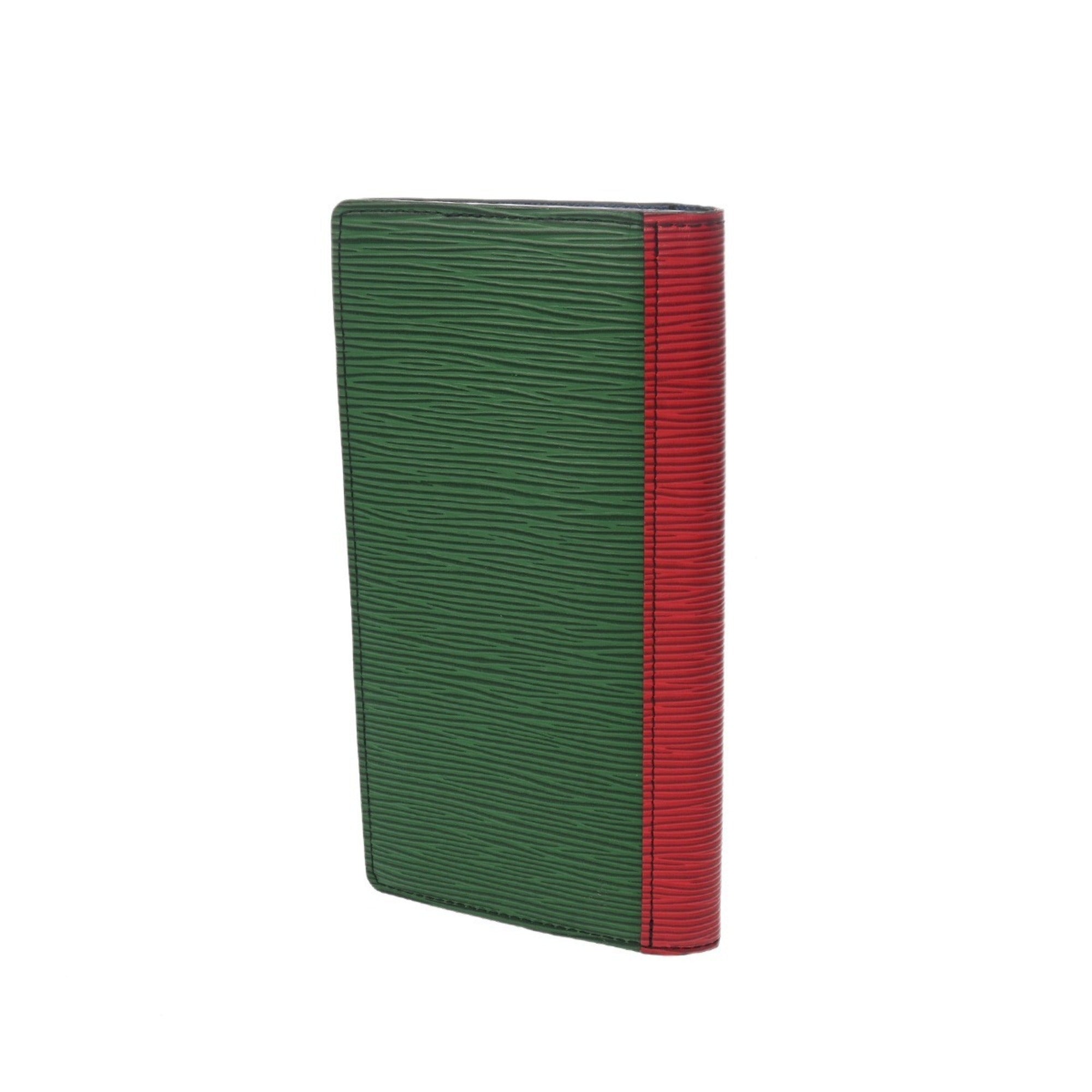 Louis Vuitton Blue Green Red Color Epi Leather Long Wallet (Bi-Fold) (Pre-Owned)