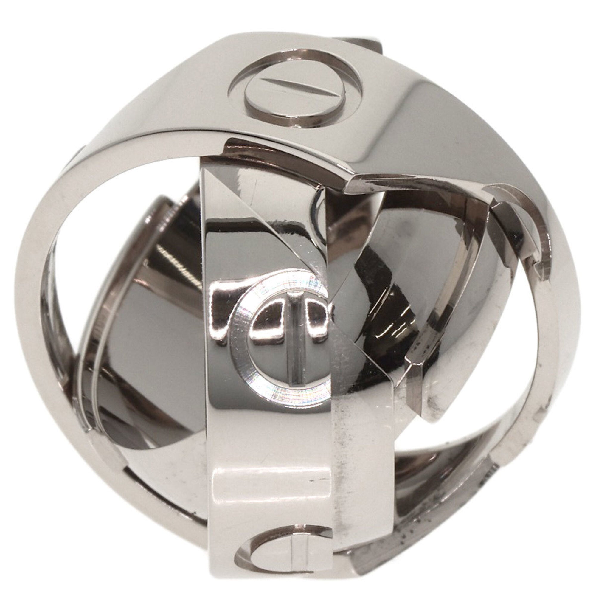 Cartier White Gold White Gold (18K) Band Ring (Pre-Owned)