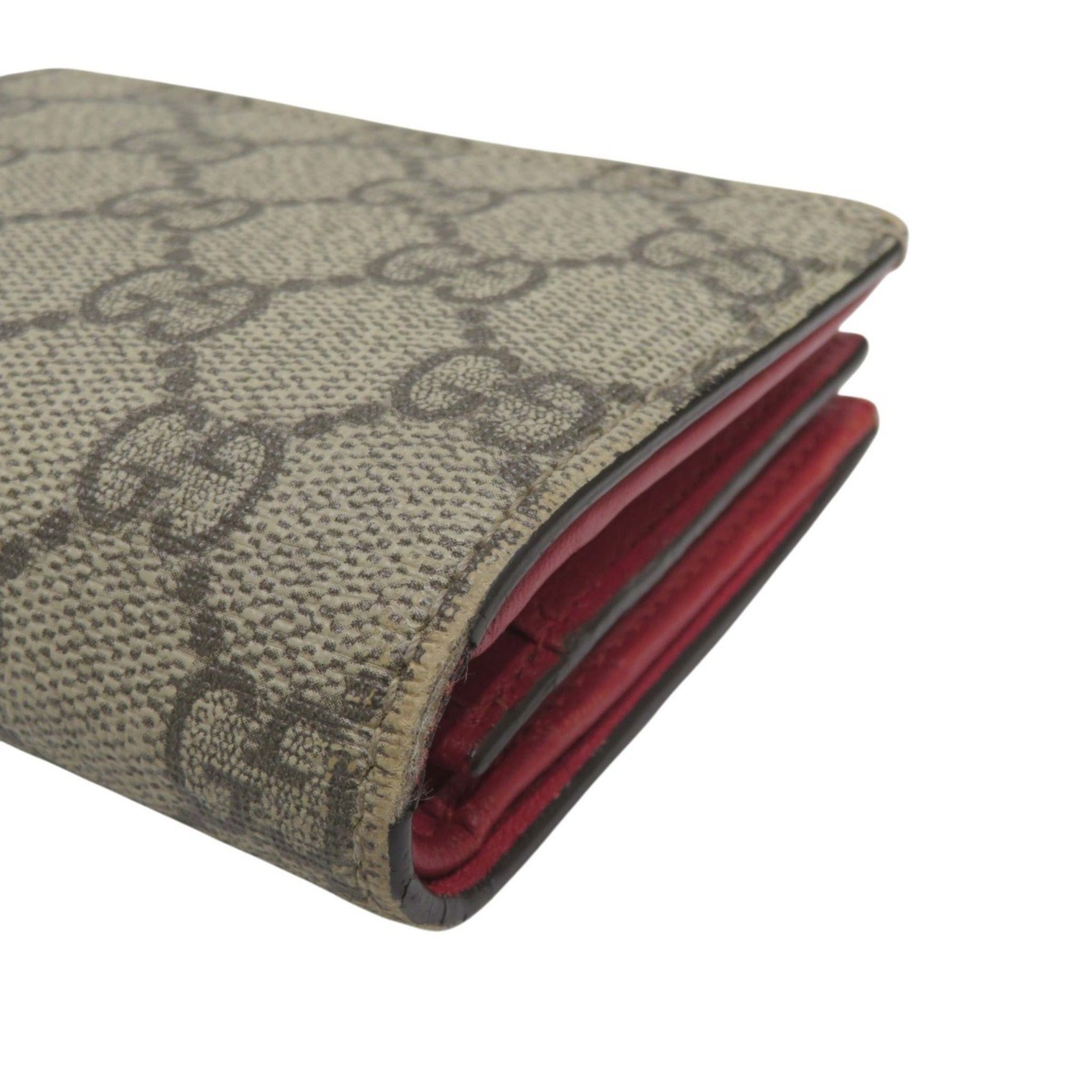 Gucci Beige Pvc Leather Wallet (Bi-Fold) (Pre-Owned)
