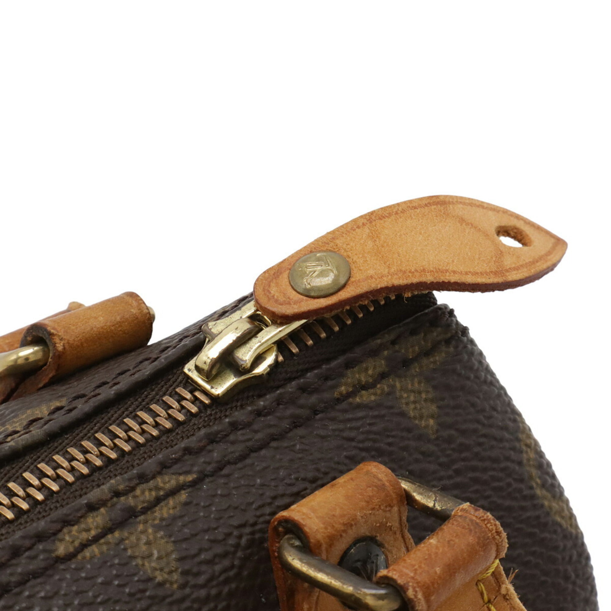Louis Vuitton Brown Monogram Canvas Pvc Coated Canvas Handbag Pouch (Pre-Owned)