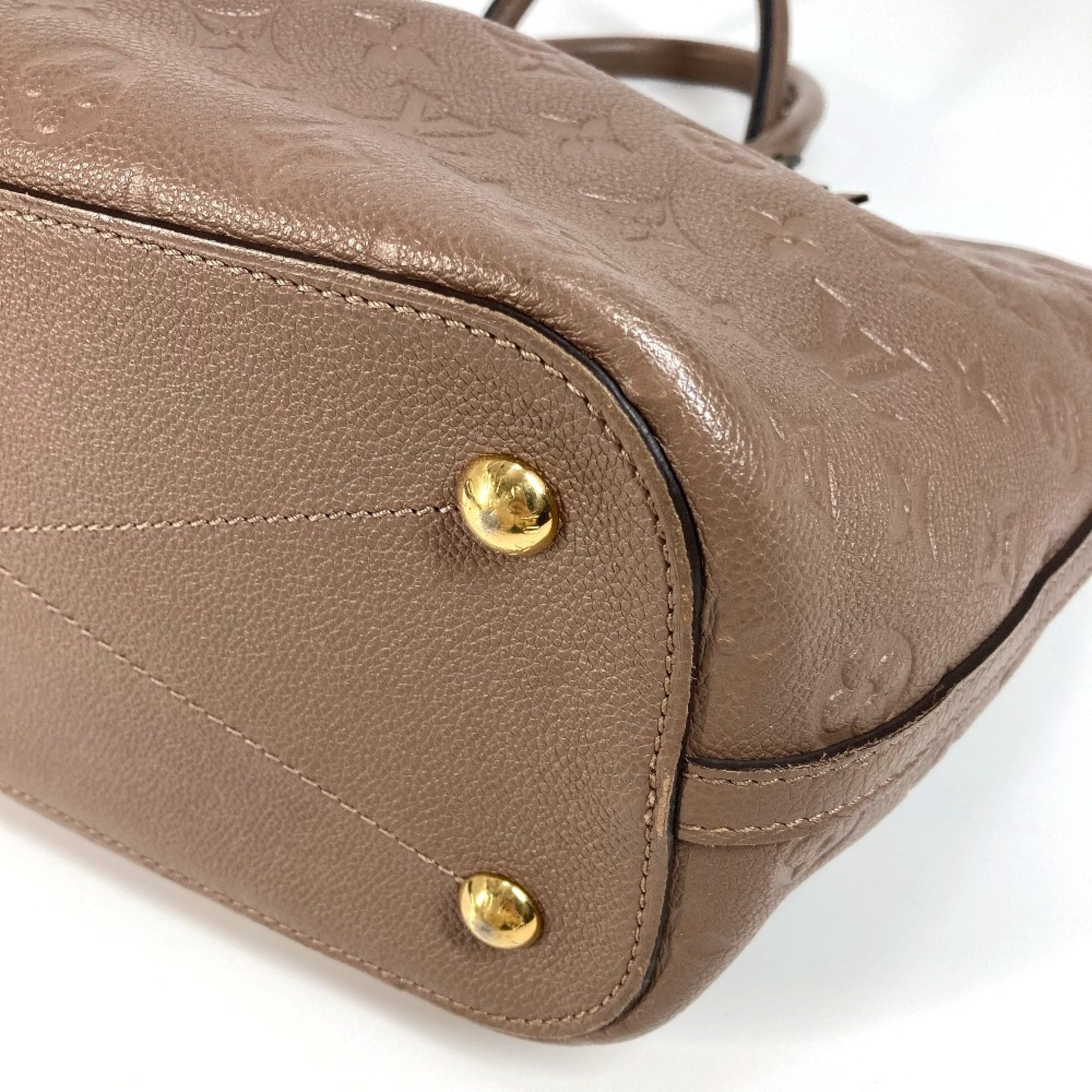 Louis Vuitton Monogram Empreinte Beige Monogram Empreinte Handbag Shoulder Bag (Pre-Owned)