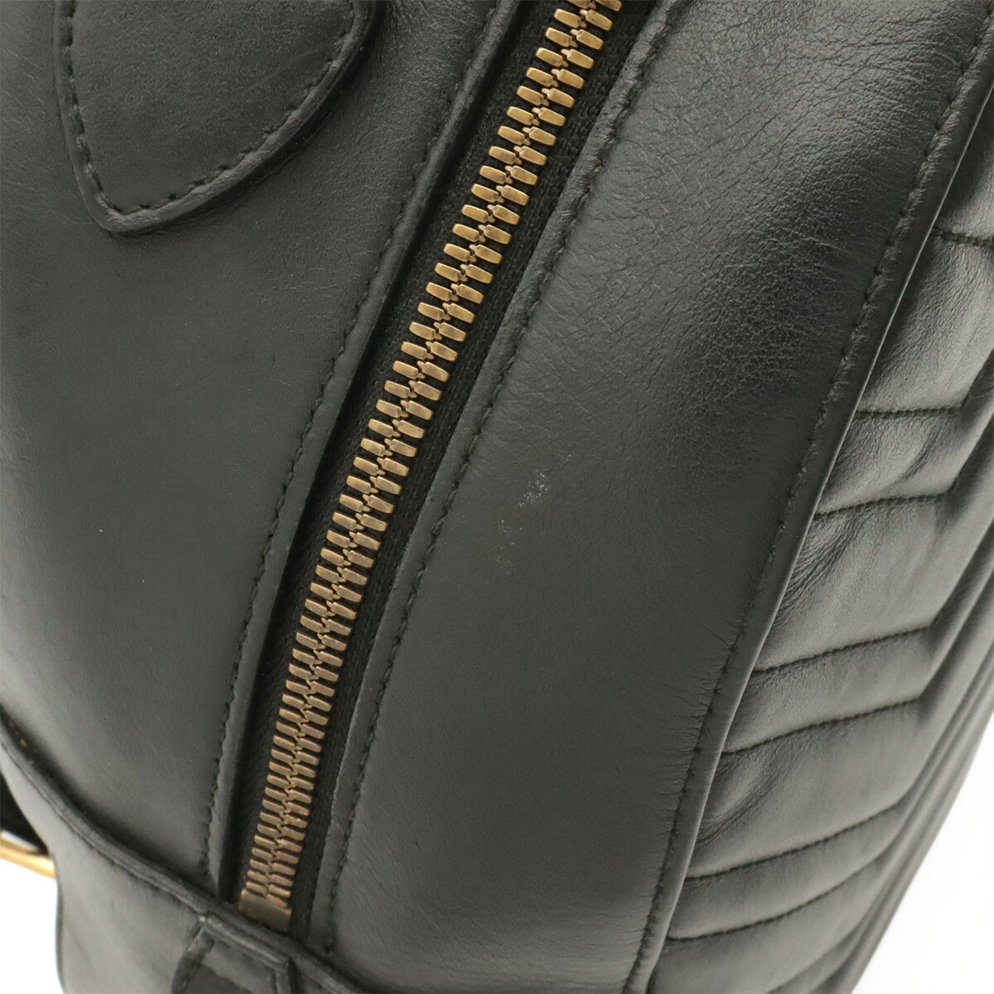 Gucci Black Leather Backpack (Pre-Owned)