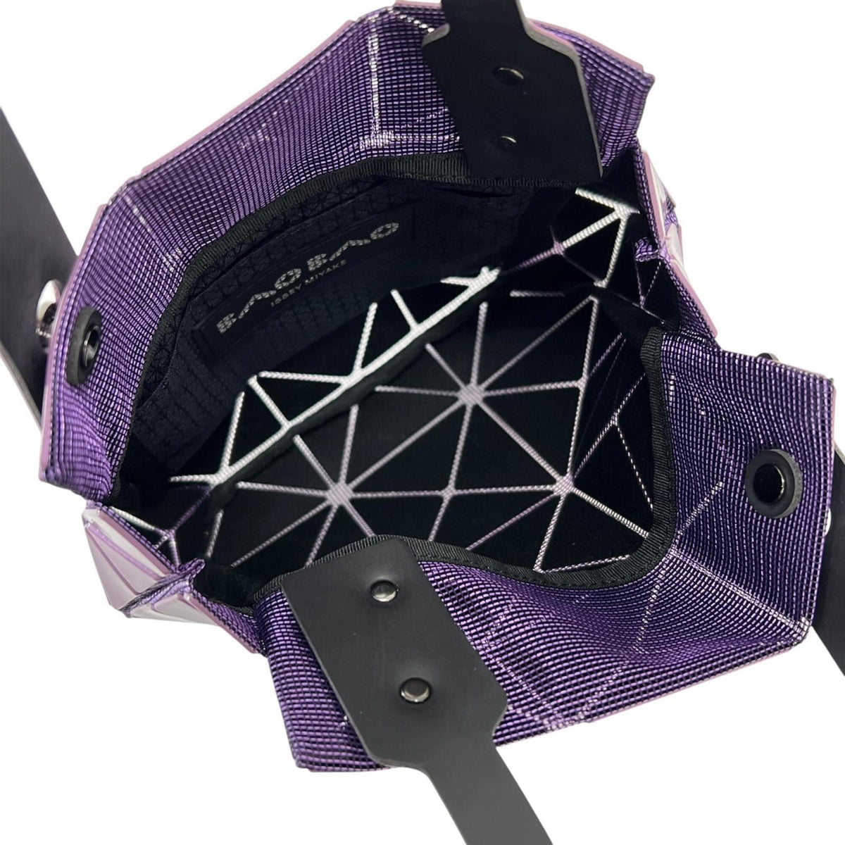 Issey Miyake Purple Polyester Nylon Handbag (Pre-Owned)