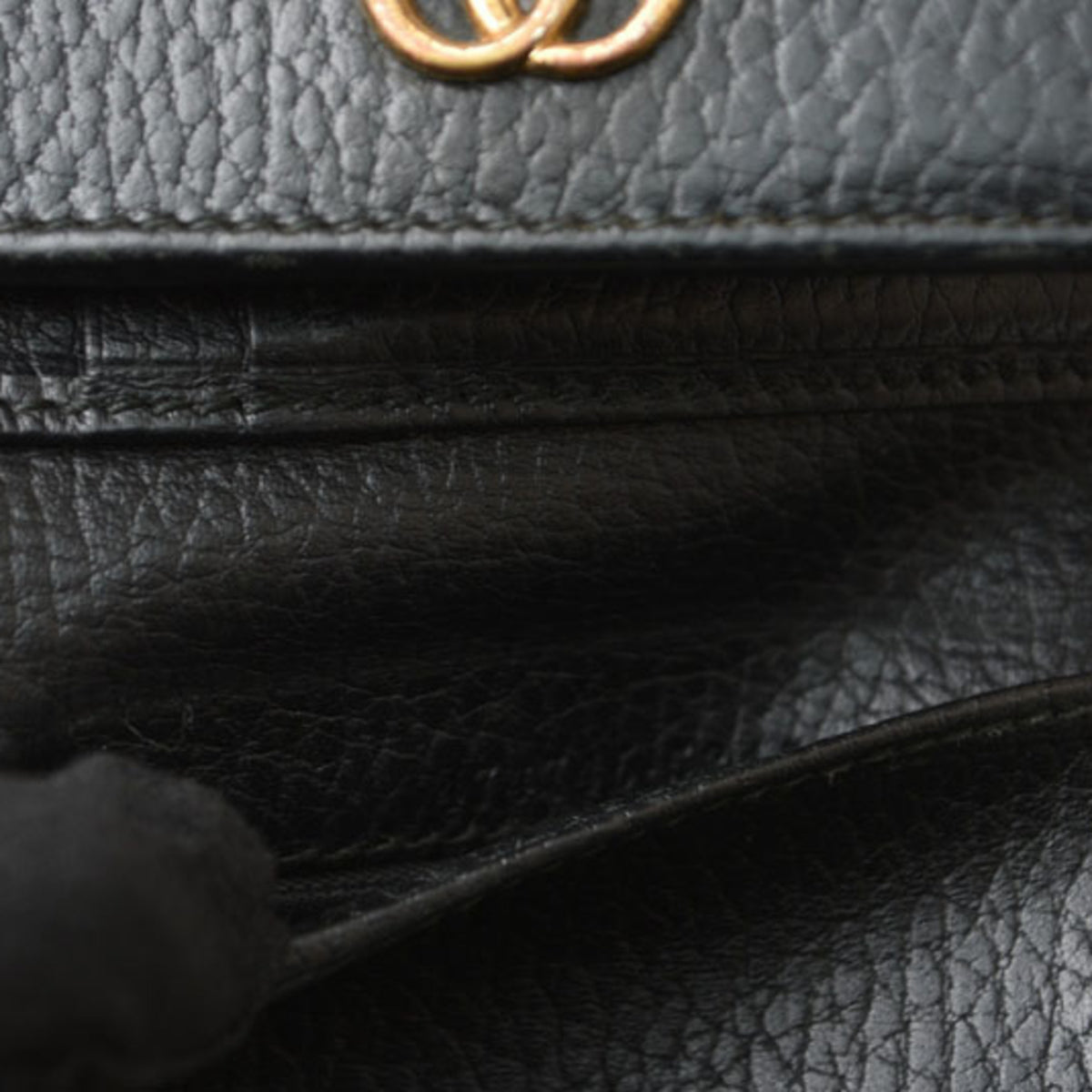 Gucci Black Leather Wallet (Tri-Fold) (Pre-Owned)