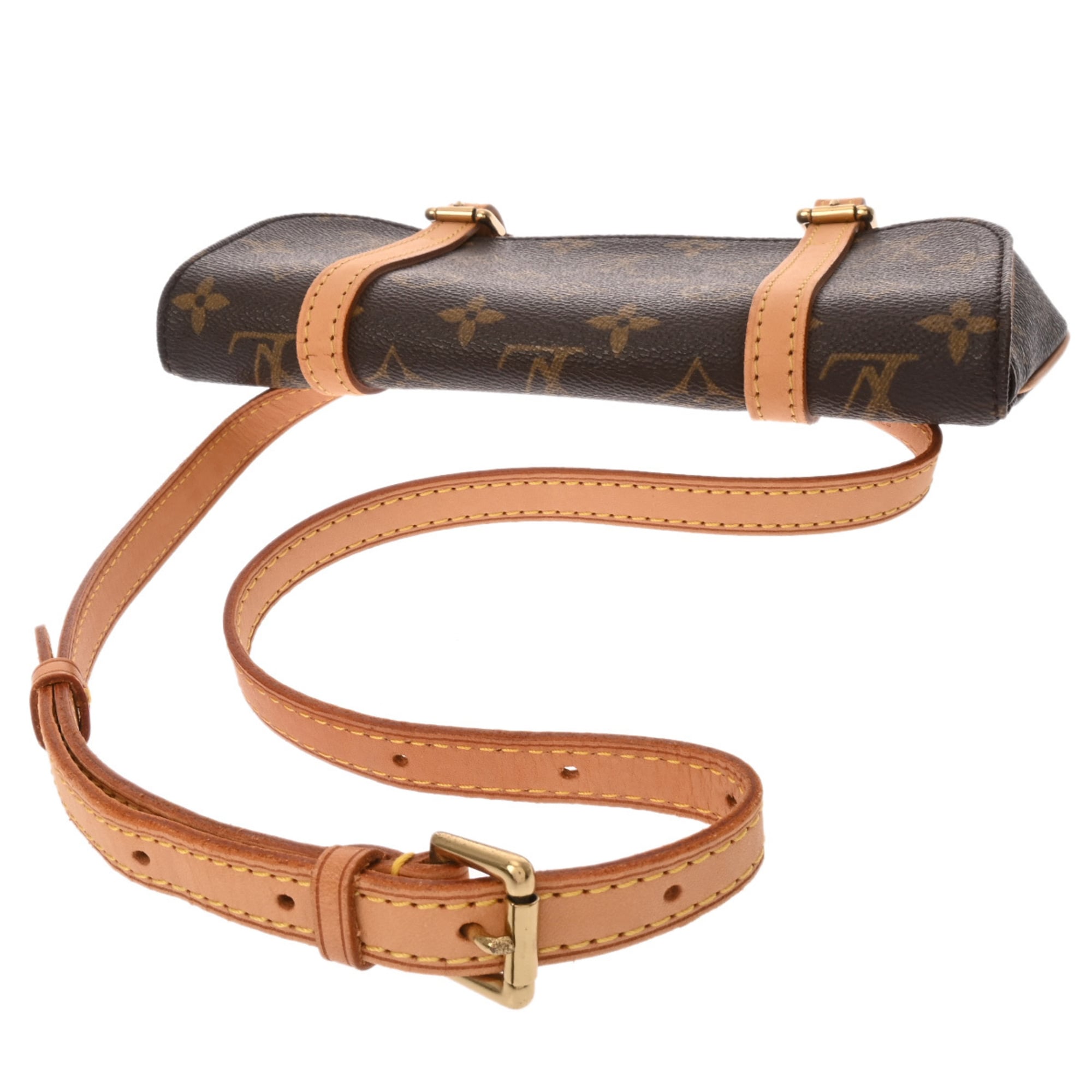 Louis Vuitton Monogram Brown Monogram Fanny Pack Pochette (Pre-Owned)