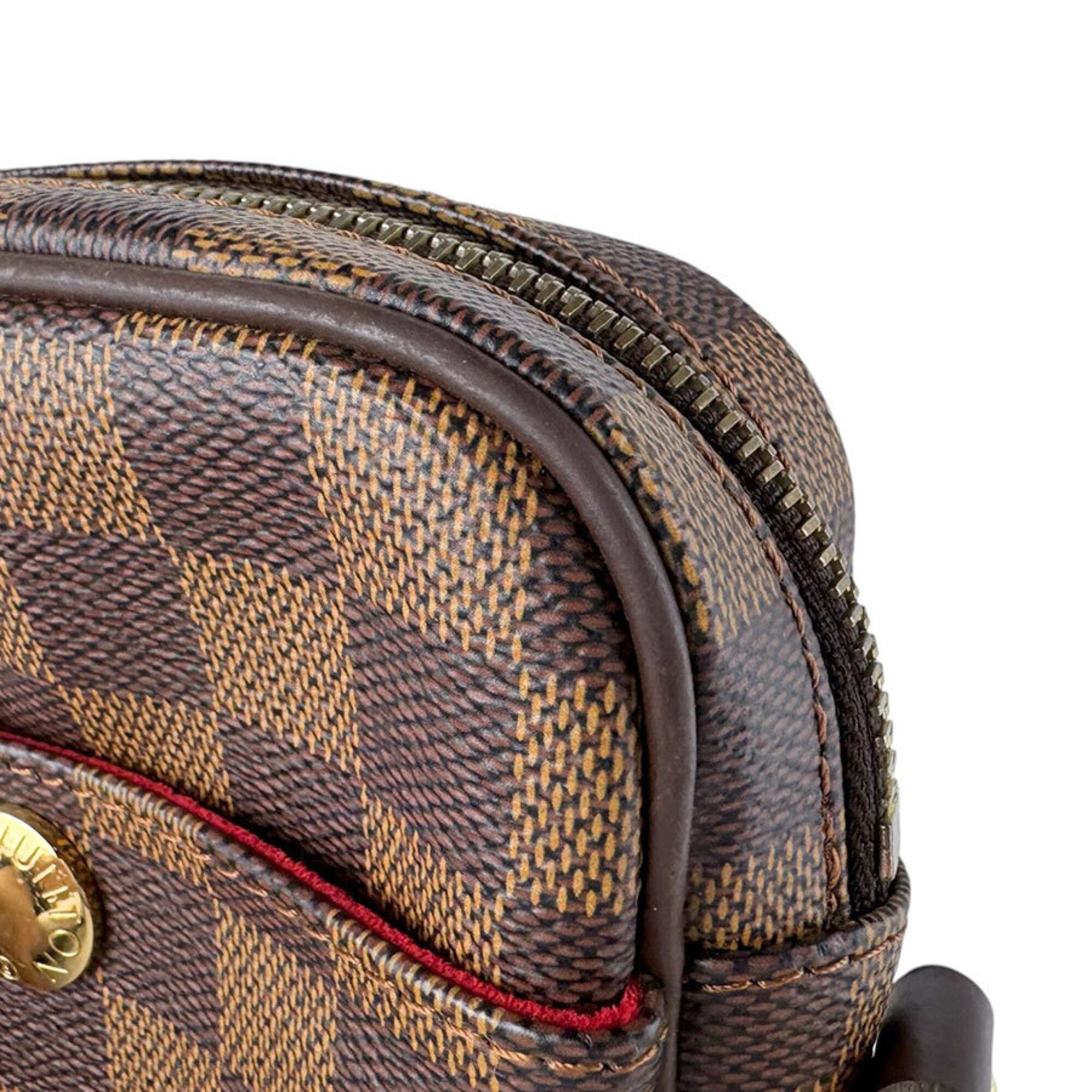 Louis Vuitton Damier Canvas Ebene Damier Canvas Shoulder Bag (Pre-Owned)