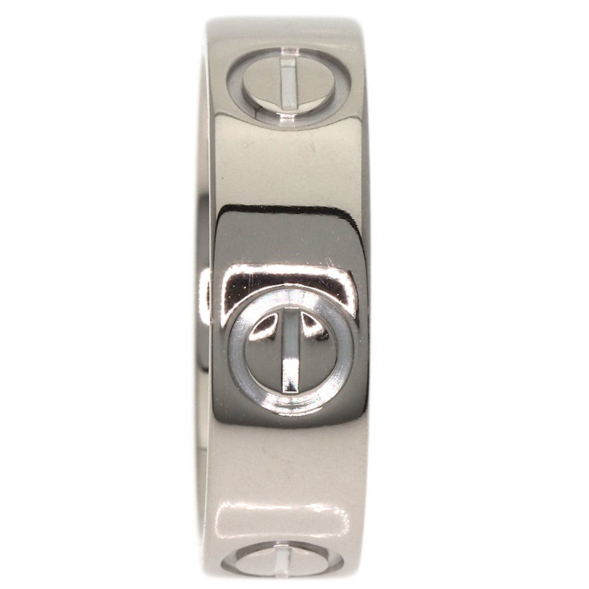 Cartier White Gold White Gold (18K) Band Ring (Pre-Owned)