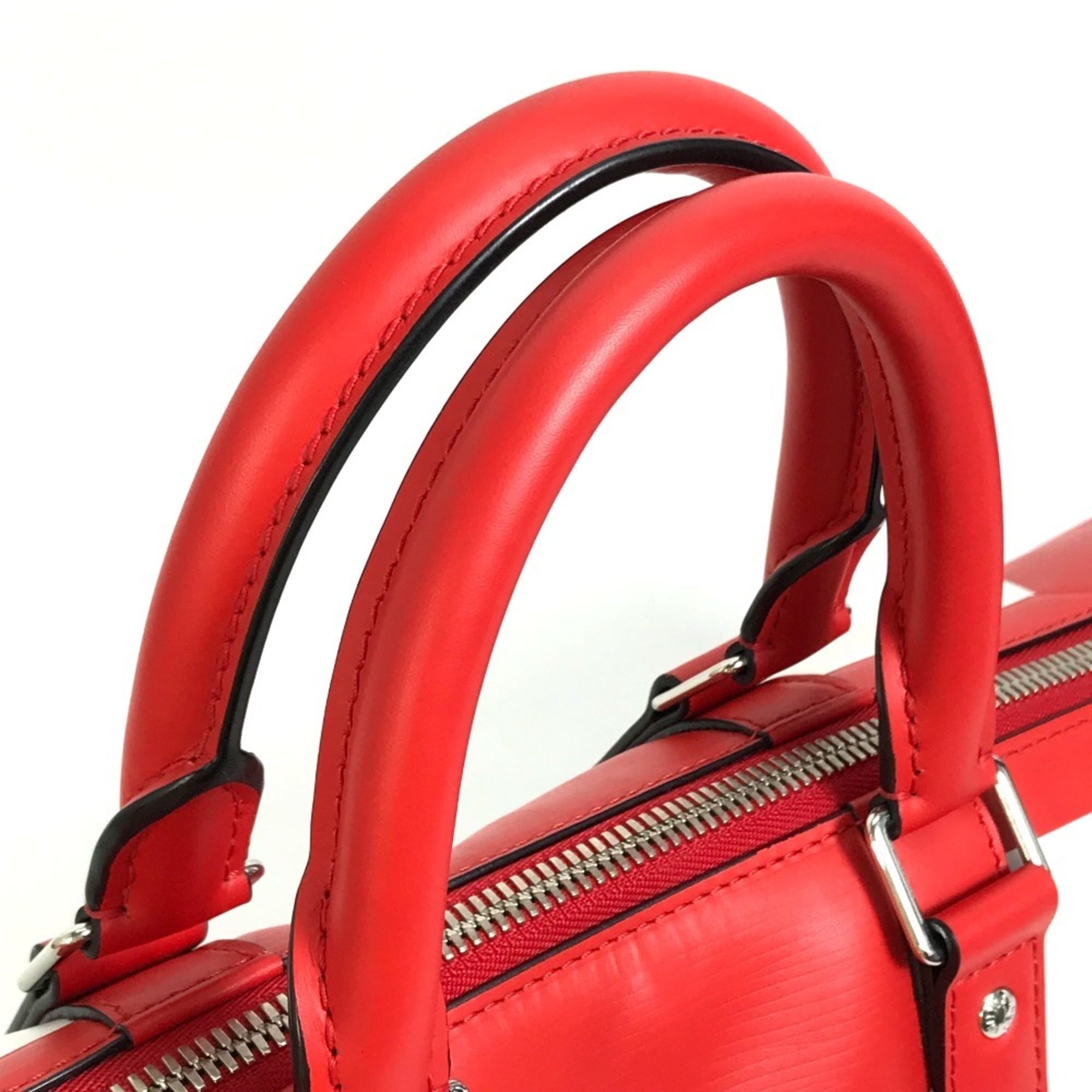 Louis Vuitton Red Color Epi Leather Boston Bag (Pre-Owned)