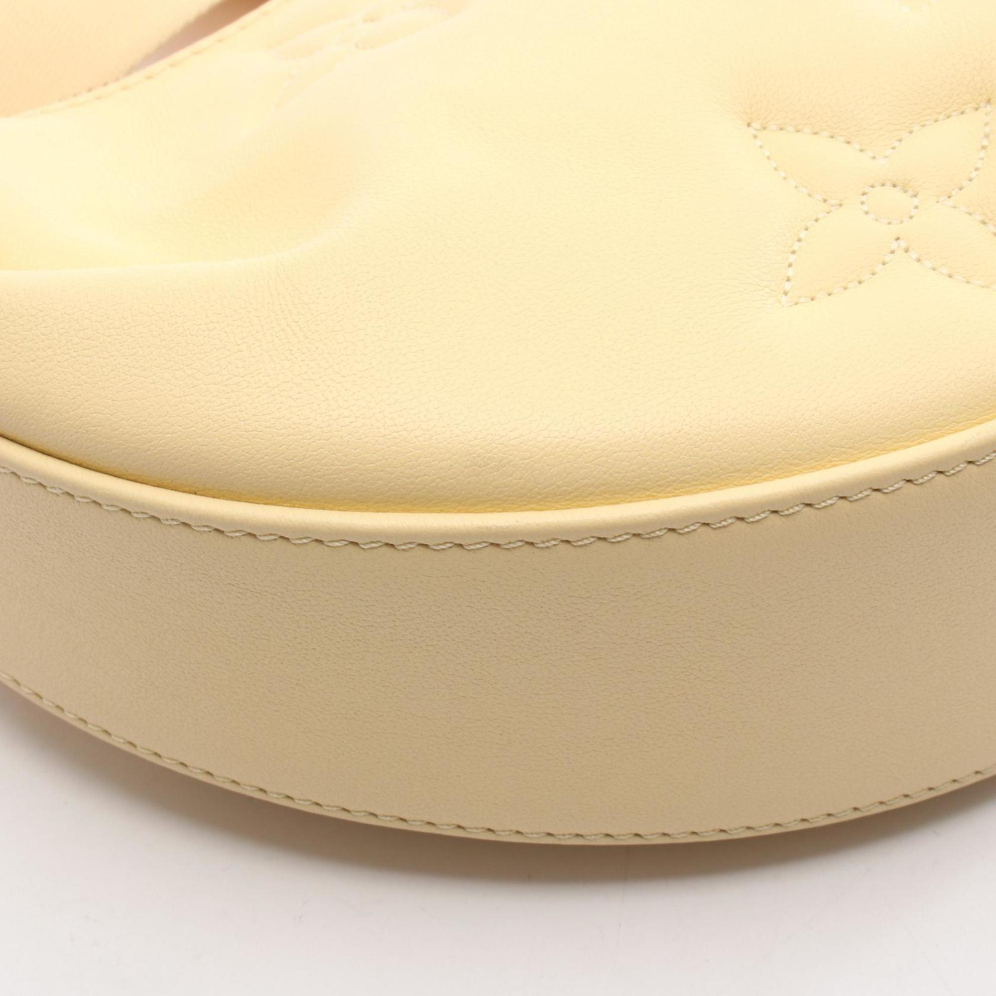 Louis Vuitton Yellow Leather Handbag (Pre-Owned)