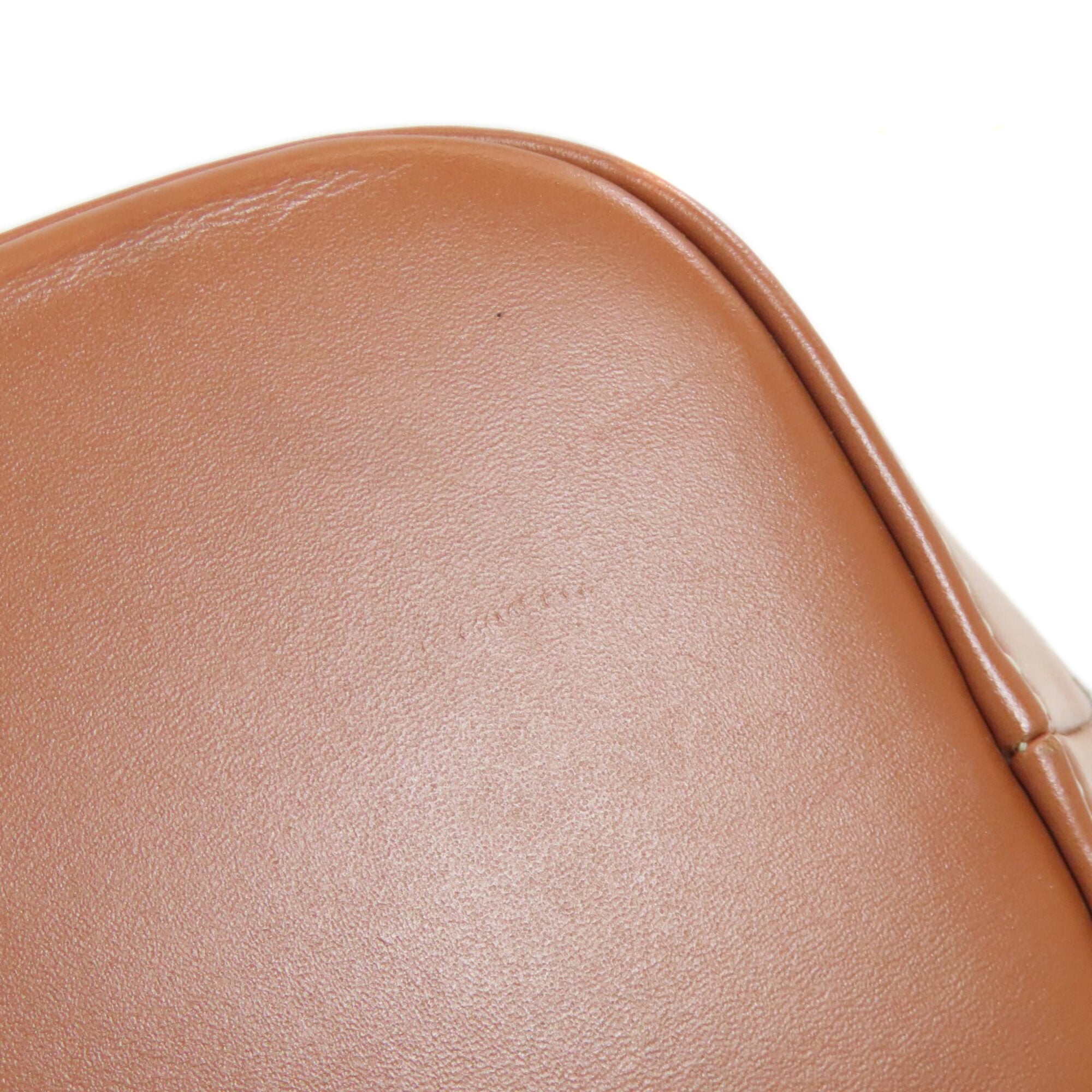Celine Brown Gray Felt Leather Shoulder Bag (Pre-Owned)