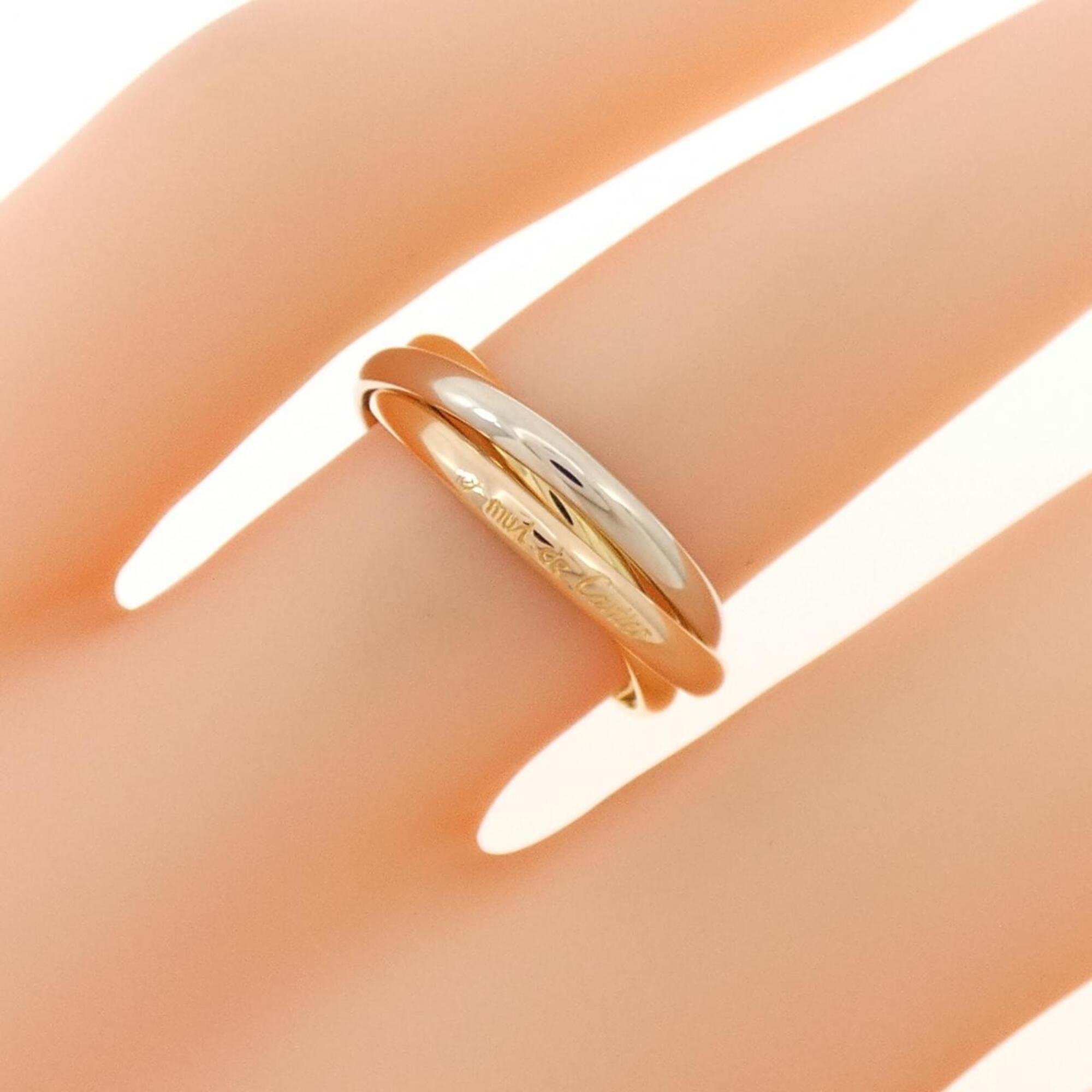 Cartier Pink Gold White Gold Yellow Gold Yellow Gold (18K) Pink Gold (18K) White Gold (18K) Band Ring (Pre-Owned)
