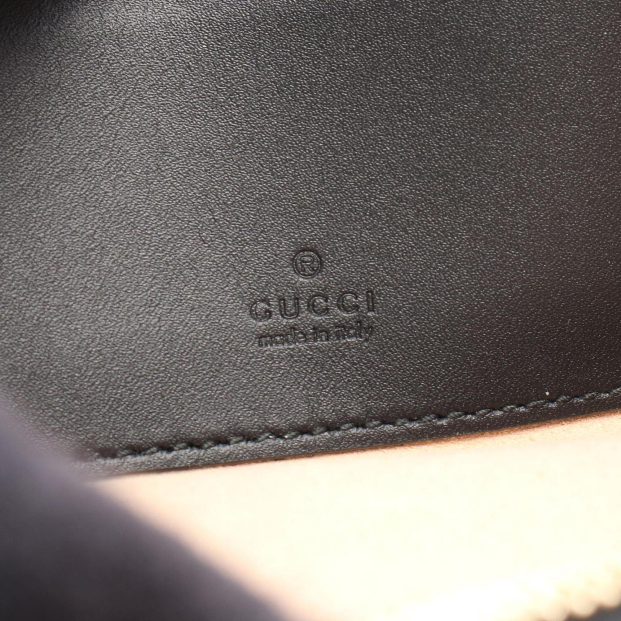 Gucci Black Patent Leather Suede Handbag Shoulder Bag (Pre-Owned)