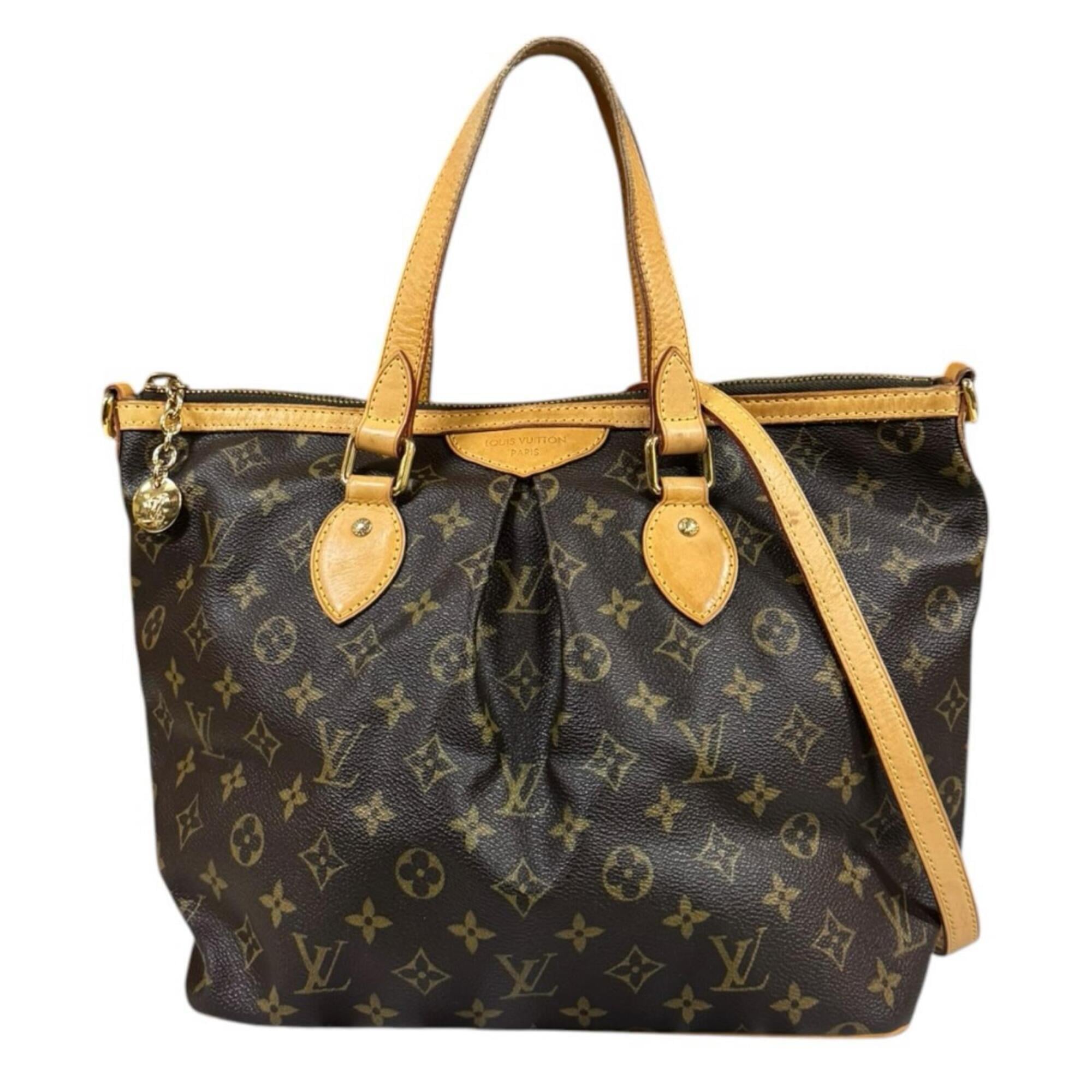 Louis Vuitton Brown Monogram Canvas Shoulder Bag (Pre-Owned)