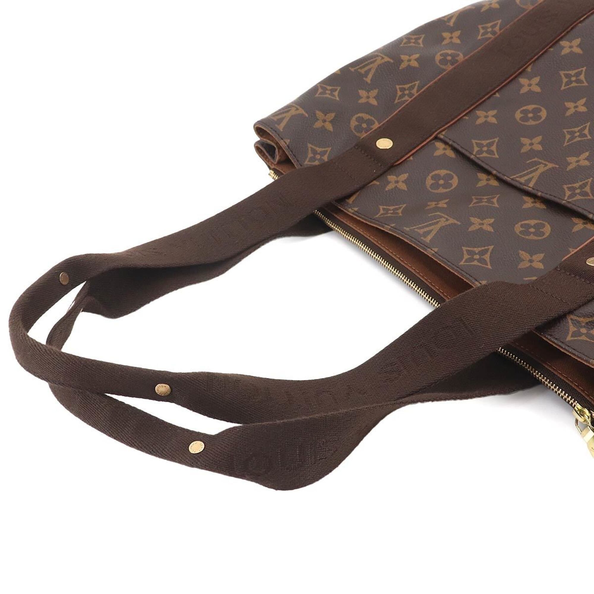 Louis Vuitton Brown Monogram Monogram Handbag Tote Bag (Pre-Owned)