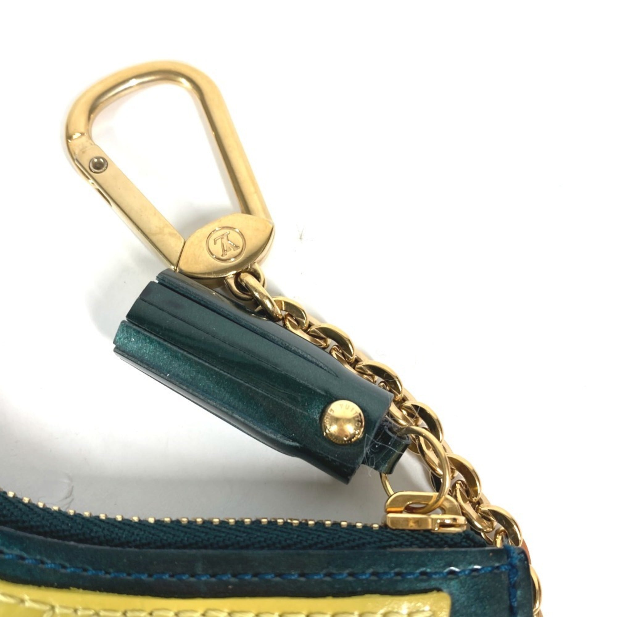 Louis Vuitton Monogram Vernis Blue Nuit Monogram Vernis Coin Purse/Coin Case (Pre-Owned)