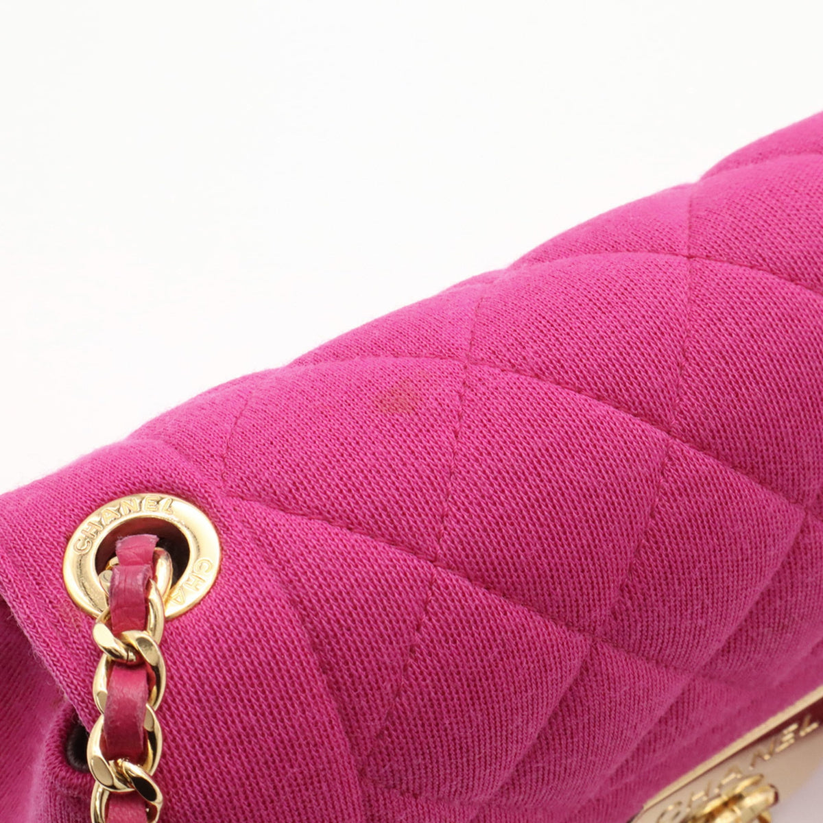 Chanel Cotton Pochette Shoulder Bag (Pre-Owned)