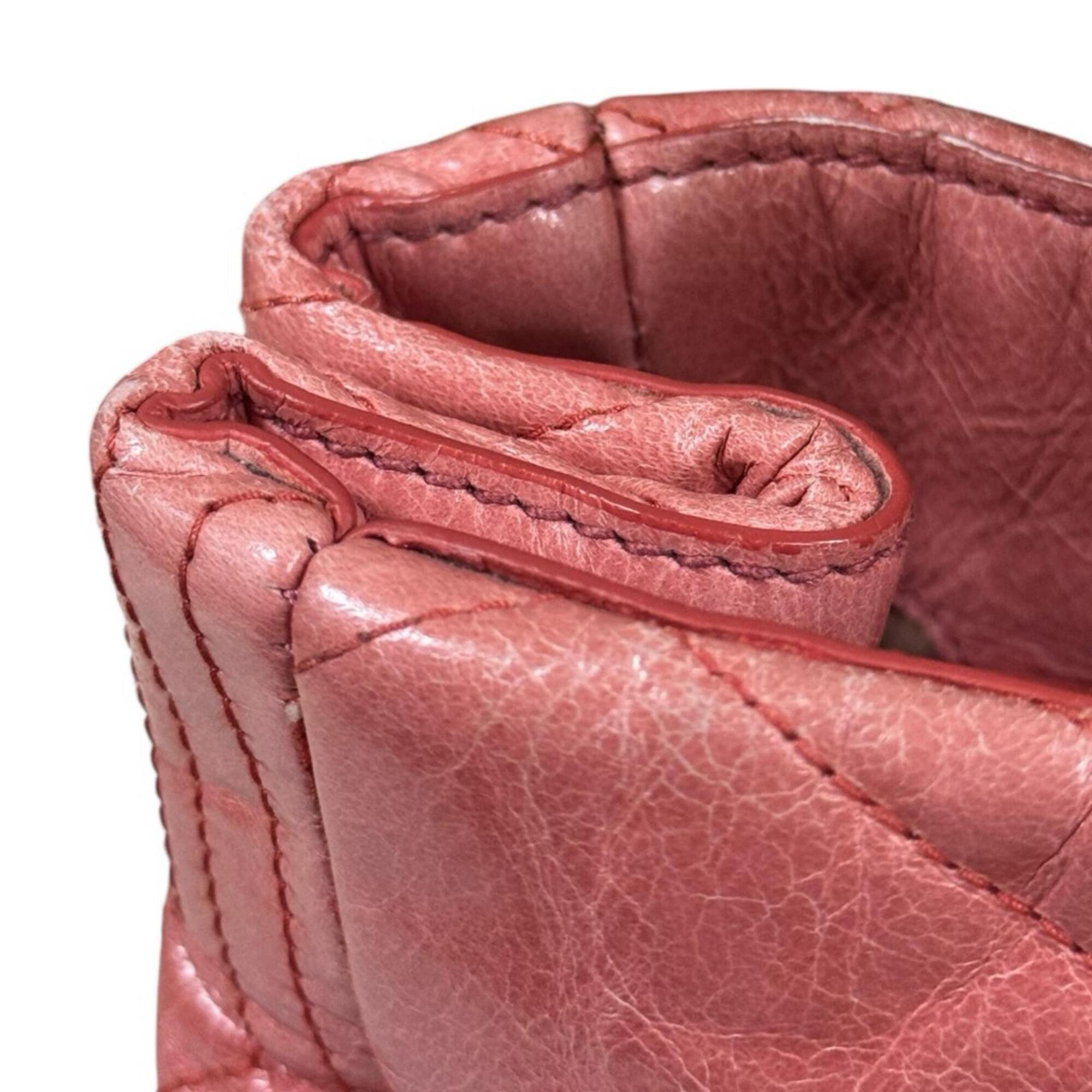 Miu Miu Pink Leather Shoulder Bag (Pre-Owned)
