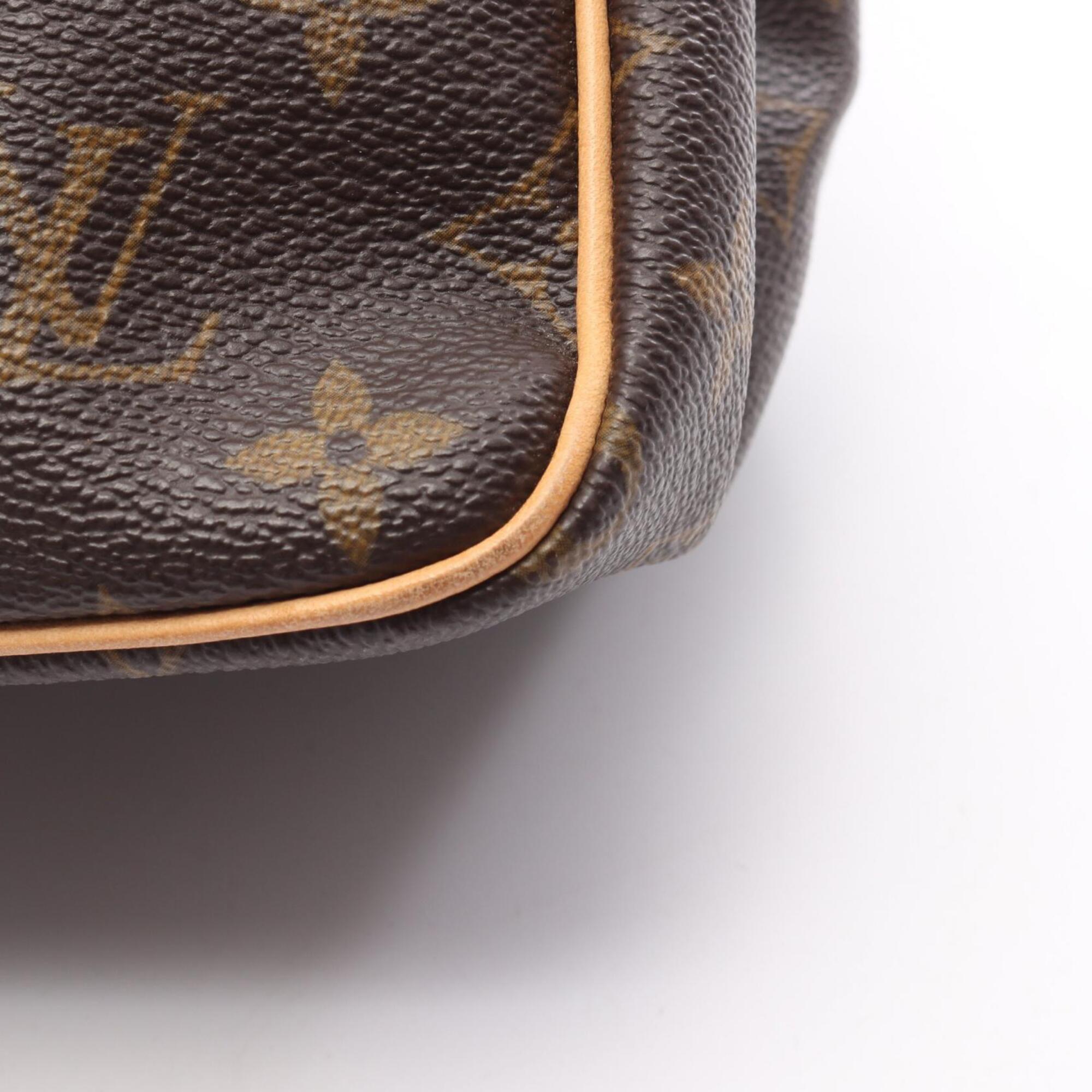 Louis Vuitton Brown Monogram Leather Handbag (Pre-Owned)
