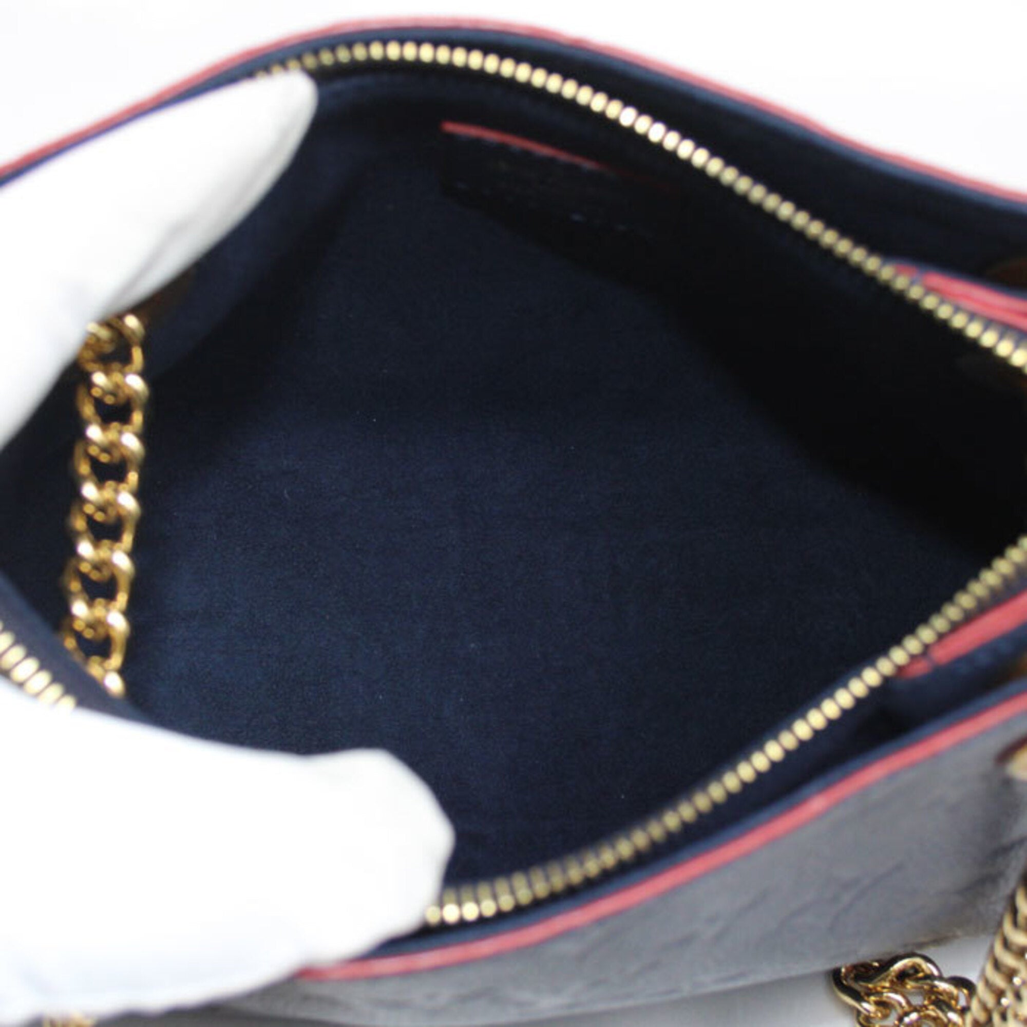 Louis Vuitton Marine Rouge Monogram Empreinte Shoulder Bag (Pre-Owned)