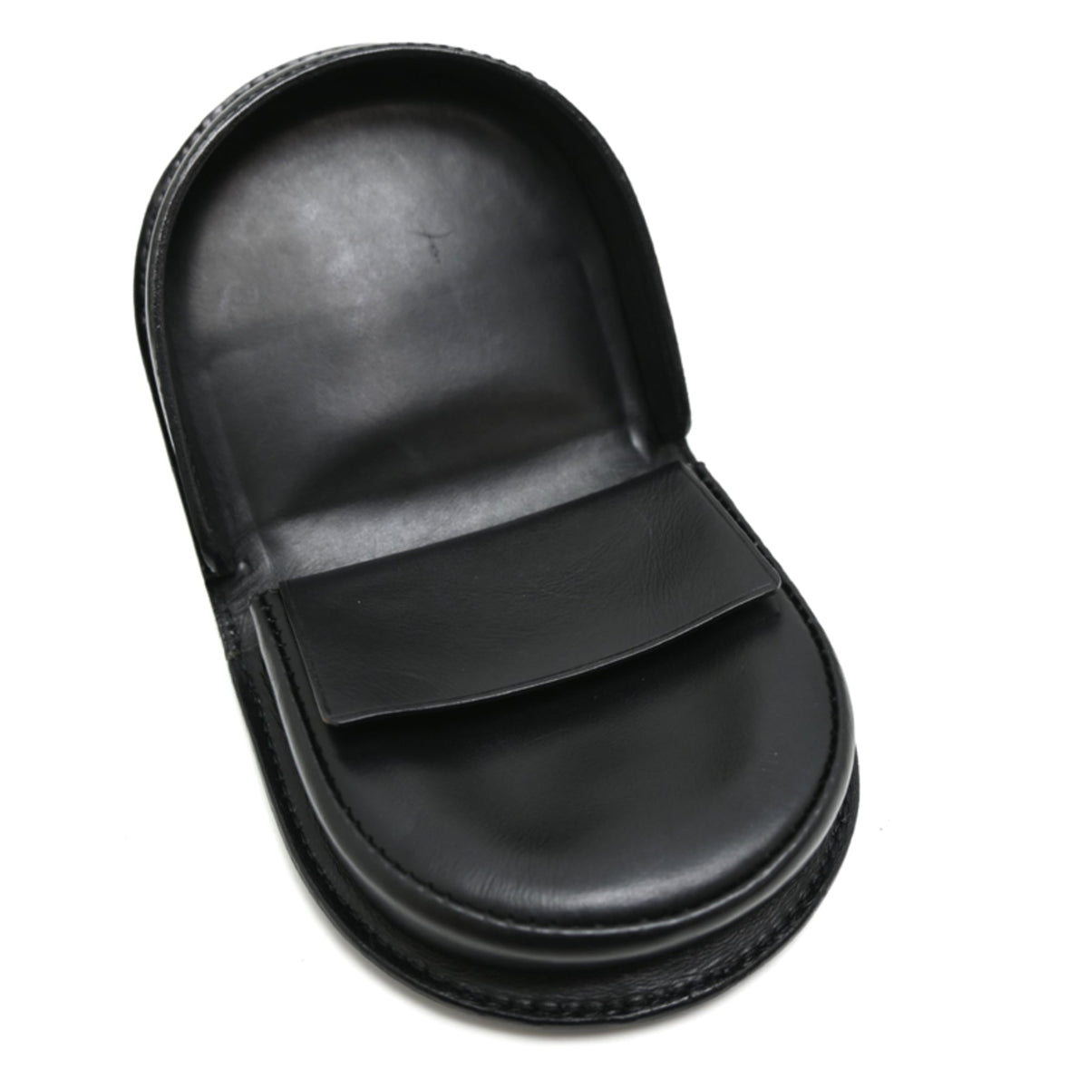 Prada Black Leather Coin Purse/Coin Case (Pre-Owned)