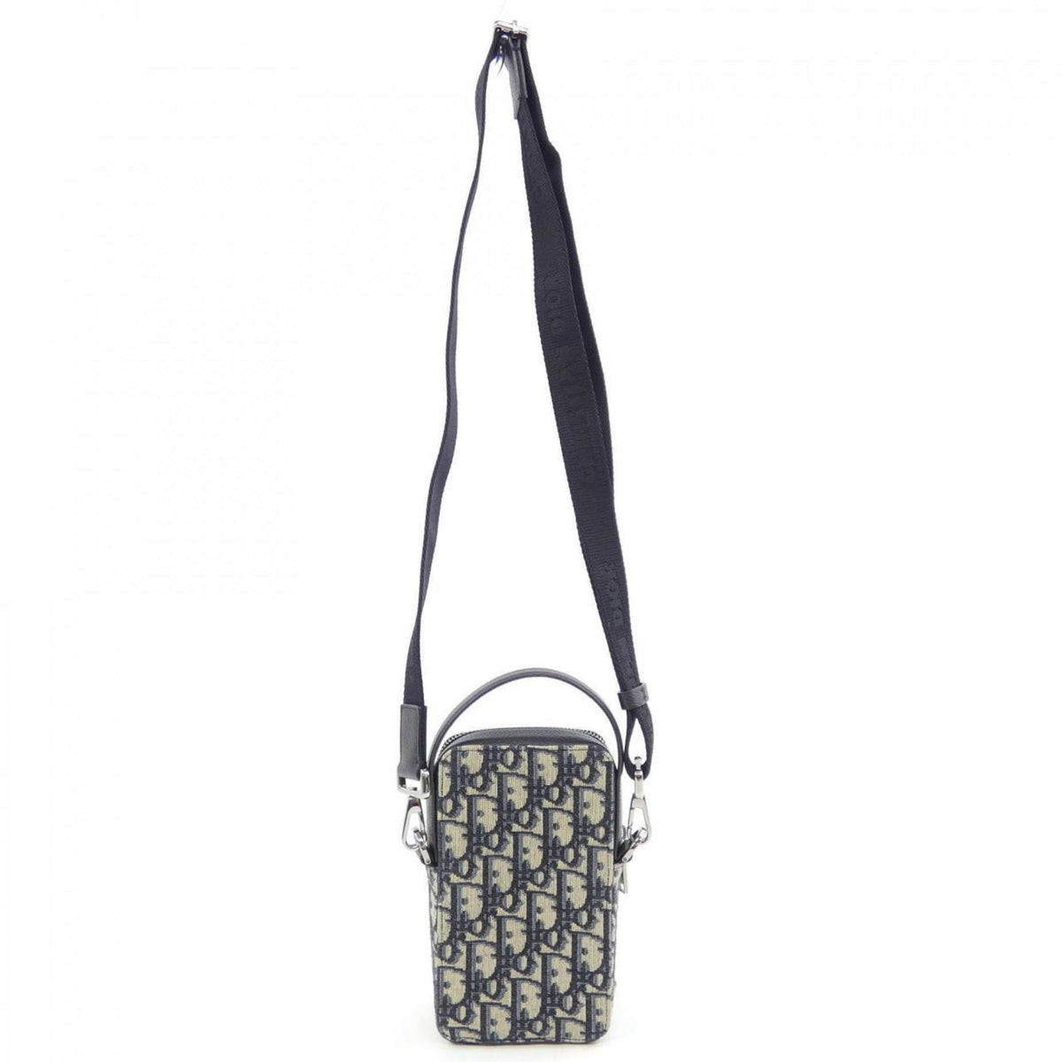 Christian Dior Beige Black Navy Handbag Pouch (Pre-Owned)