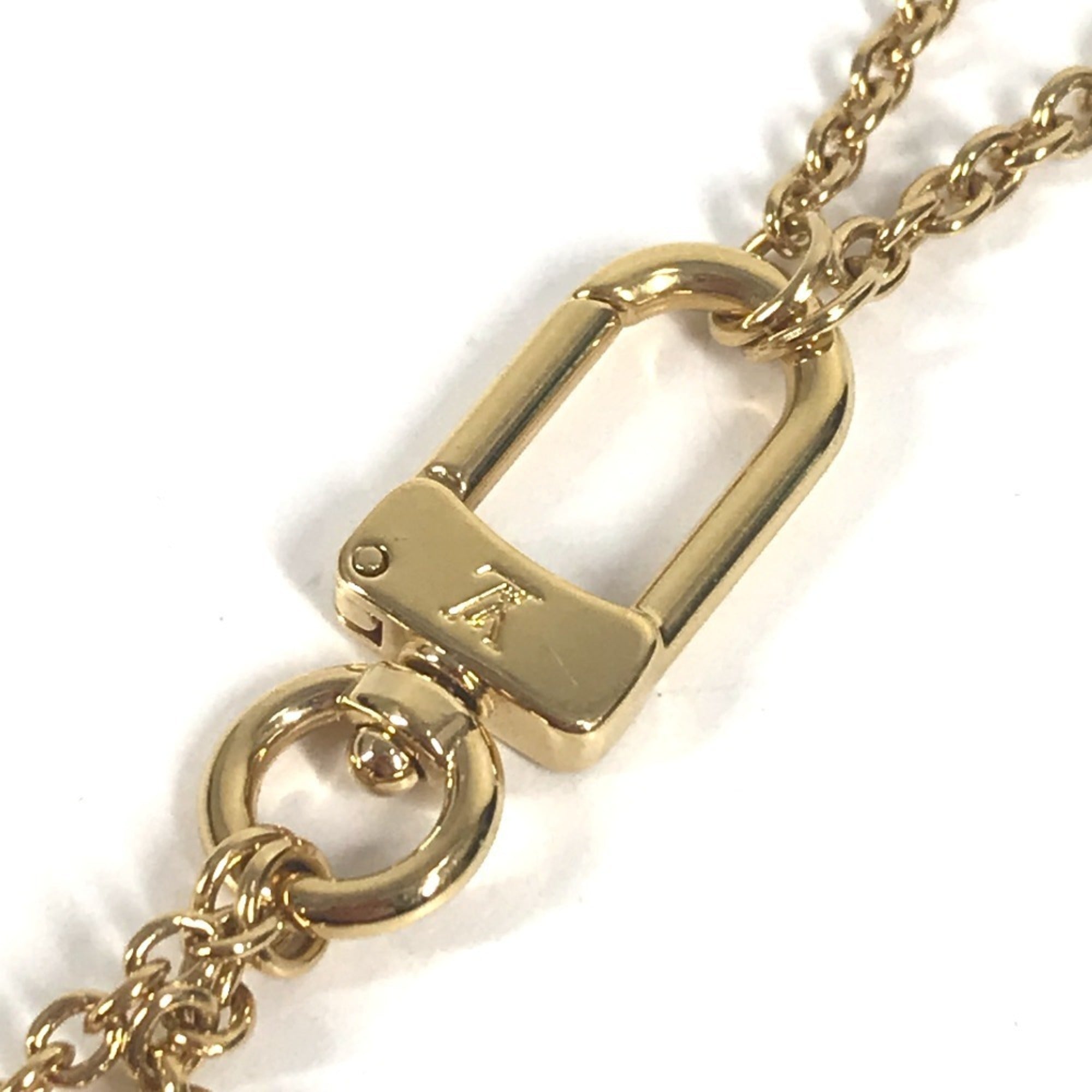 Louis Vuitton Gold Multi-Color Metal Necklace (Pre-Owned)