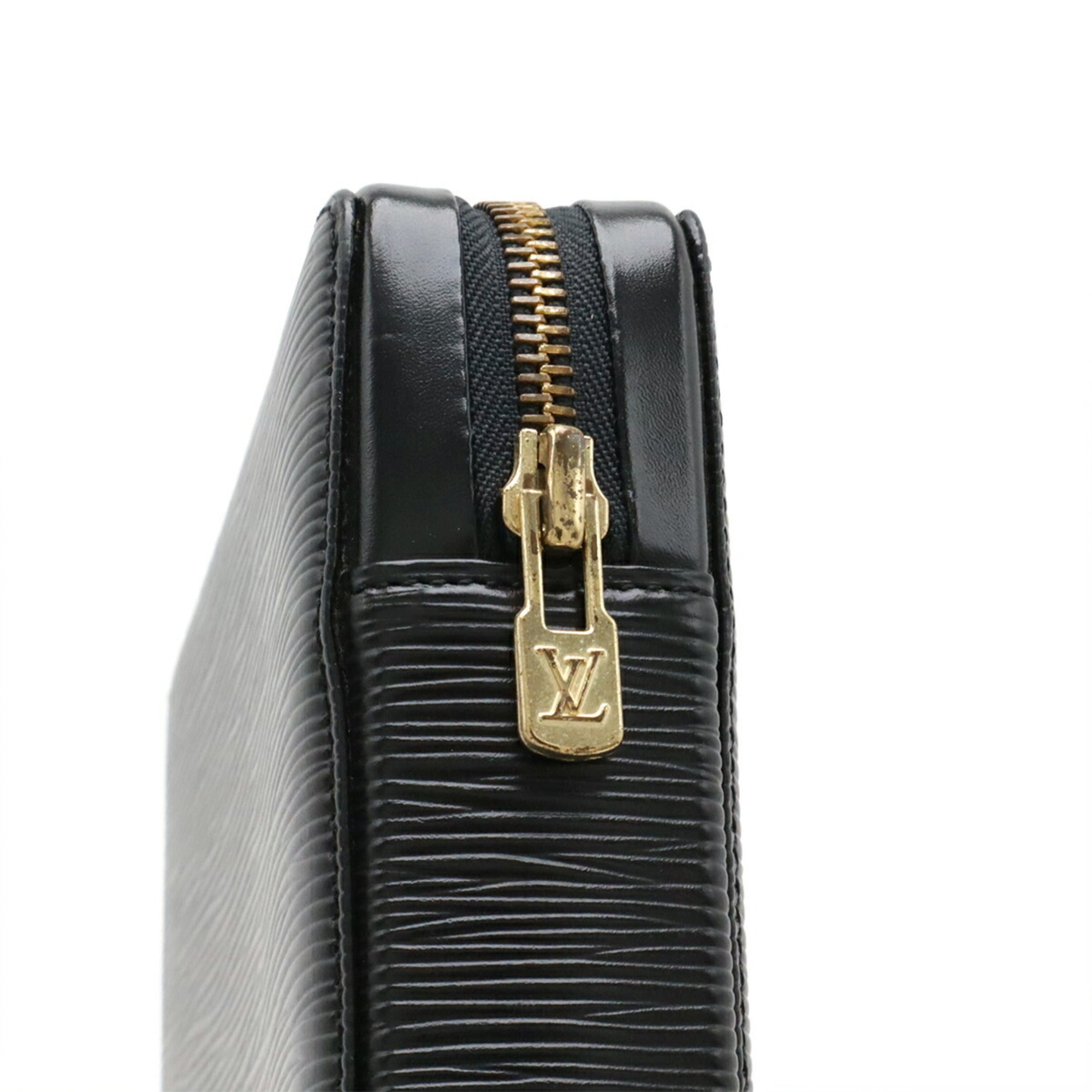 Louis Vuitton Noir Epi Leather Clutch Bag (Pre-Owned)