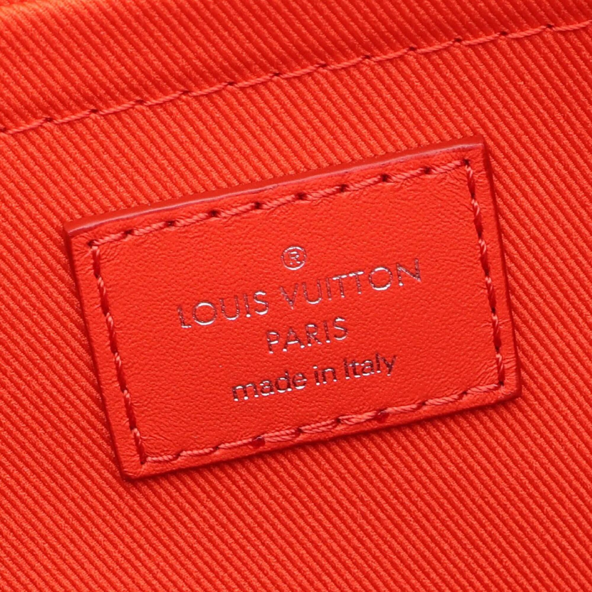 Louis Vuitton Red Color Leather Handbag (Pre-Owned)