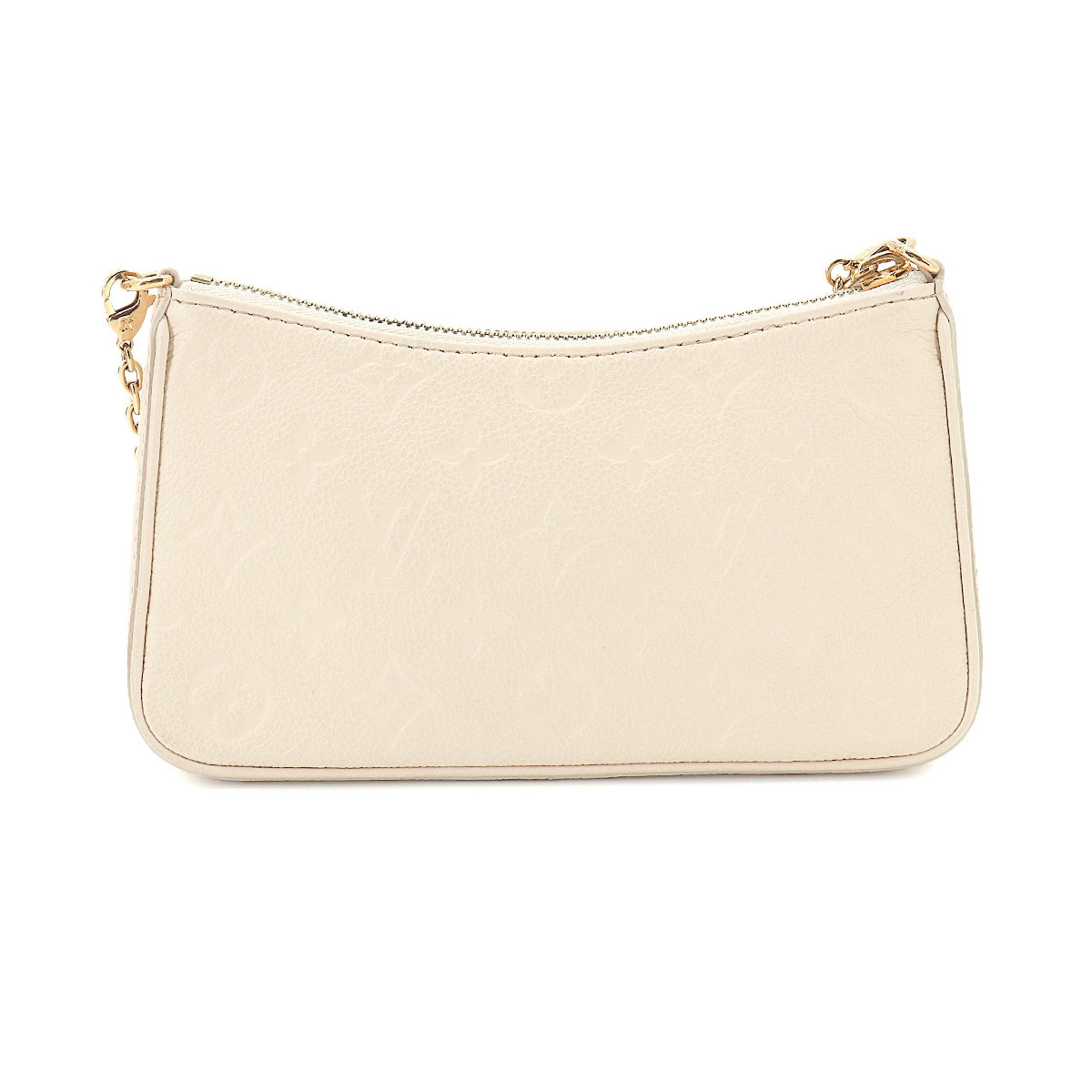Louis Vuitton Cream Monogram Empreinte Handbag Pouch Shoulder Bag (Pre-Owned)