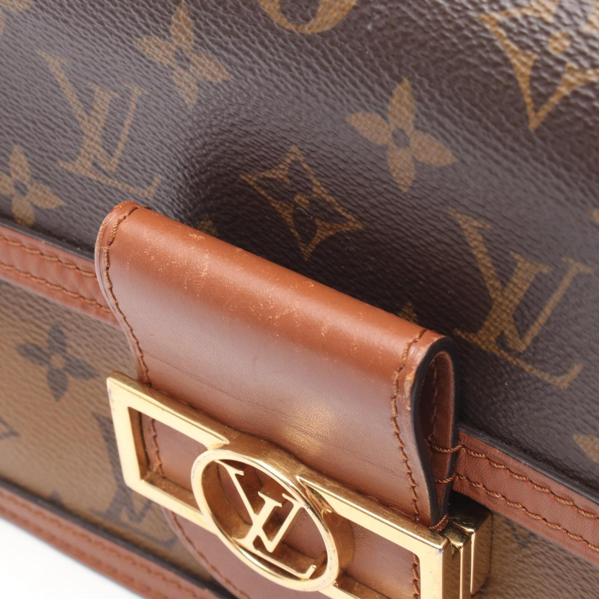 Louis Vuitton Beige Brown Coated Canvas Pvc Leather Handbag Shoulder Bag (Pre-Owned)