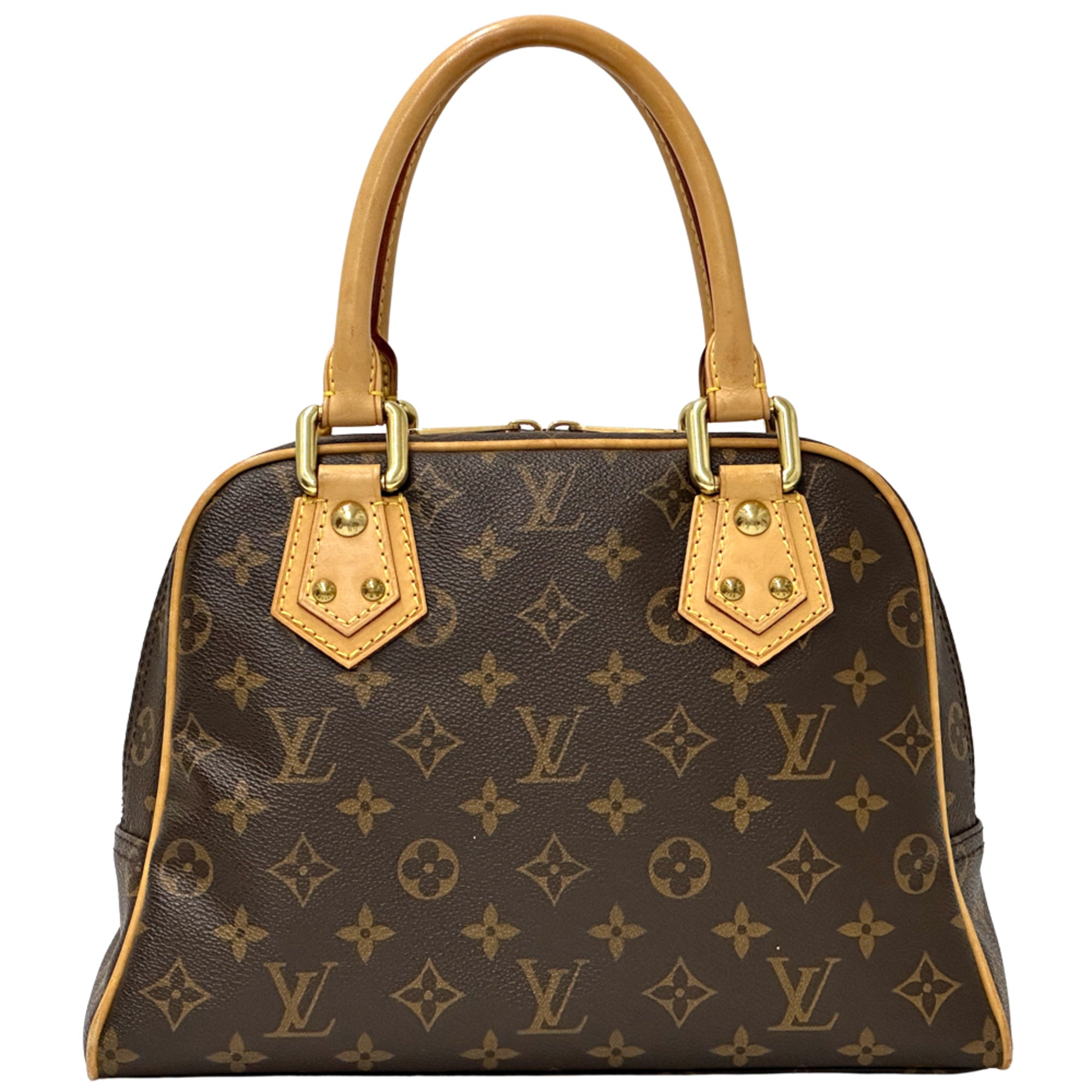 Louis Vuitton Brown Monogram Canvas Handbag (Pre-Owned)