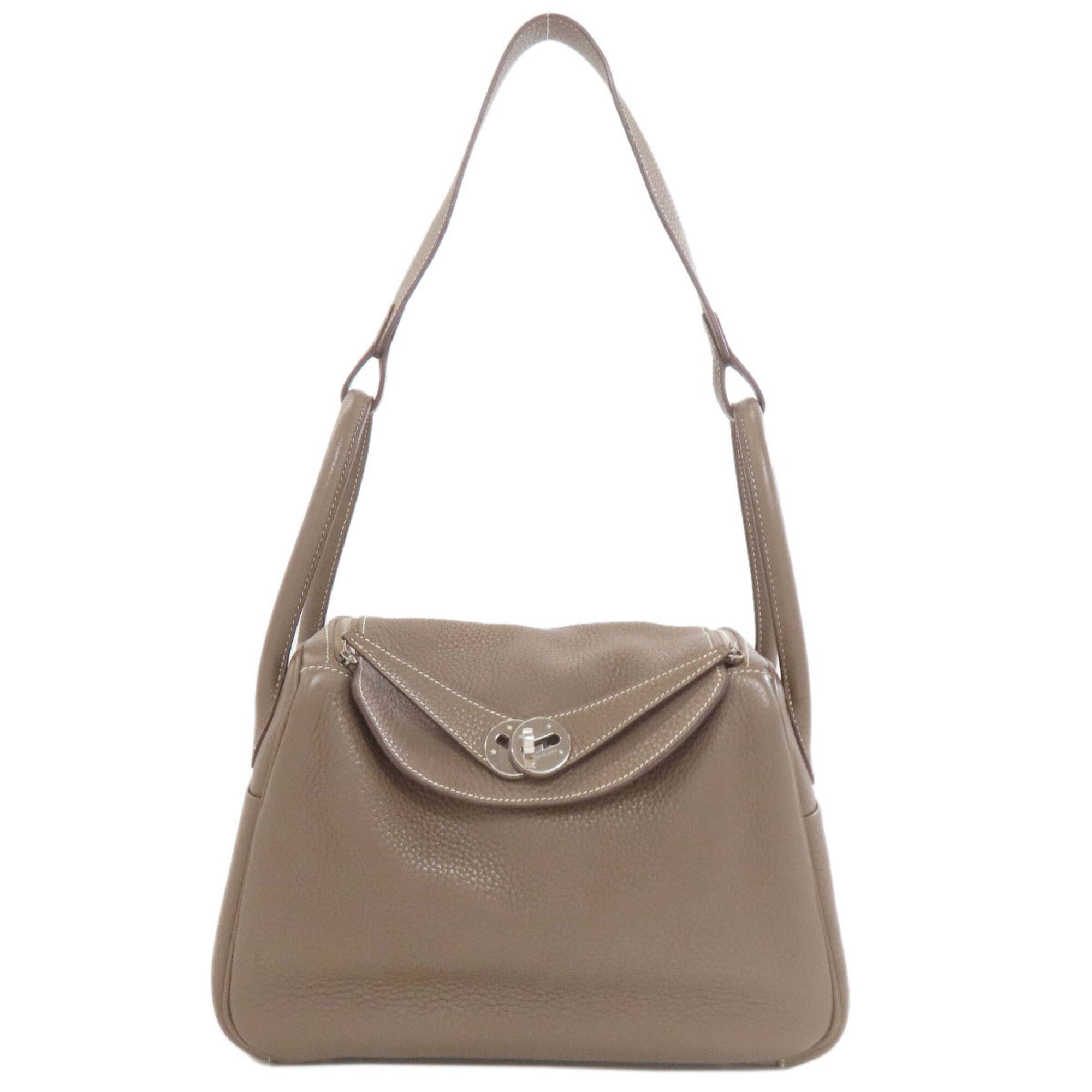 Hermes Etoupe Gray Handbag (Pre-Owned)