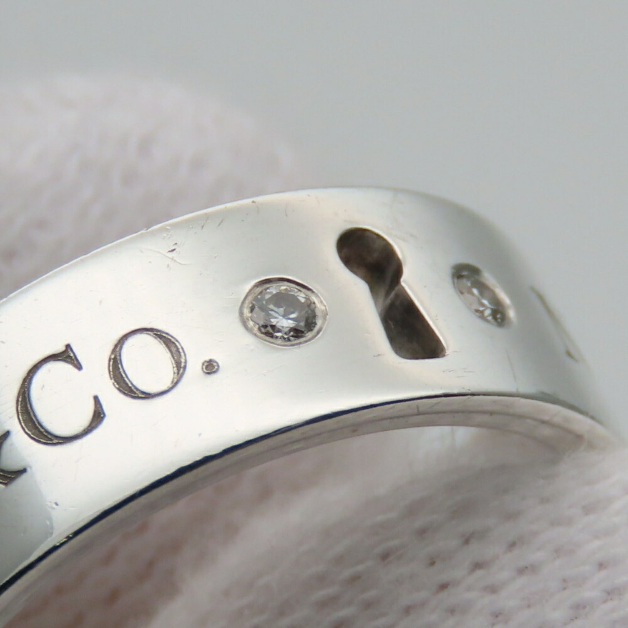 Tiffany Silver Silver 925 Band Ring (Pre-Owned)