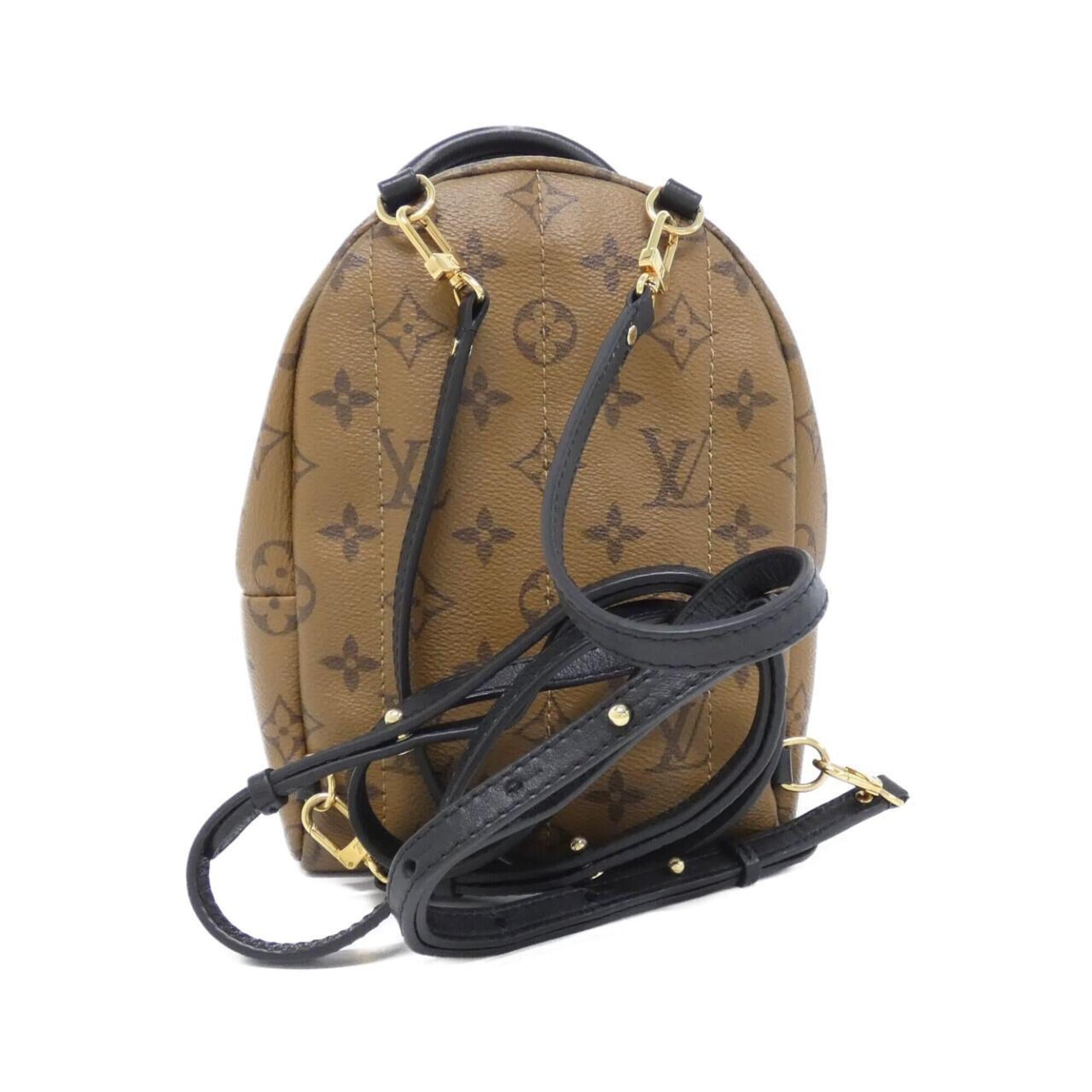 Louis Vuitton Marron Coated Canvas Backpack (Pre-Owned)