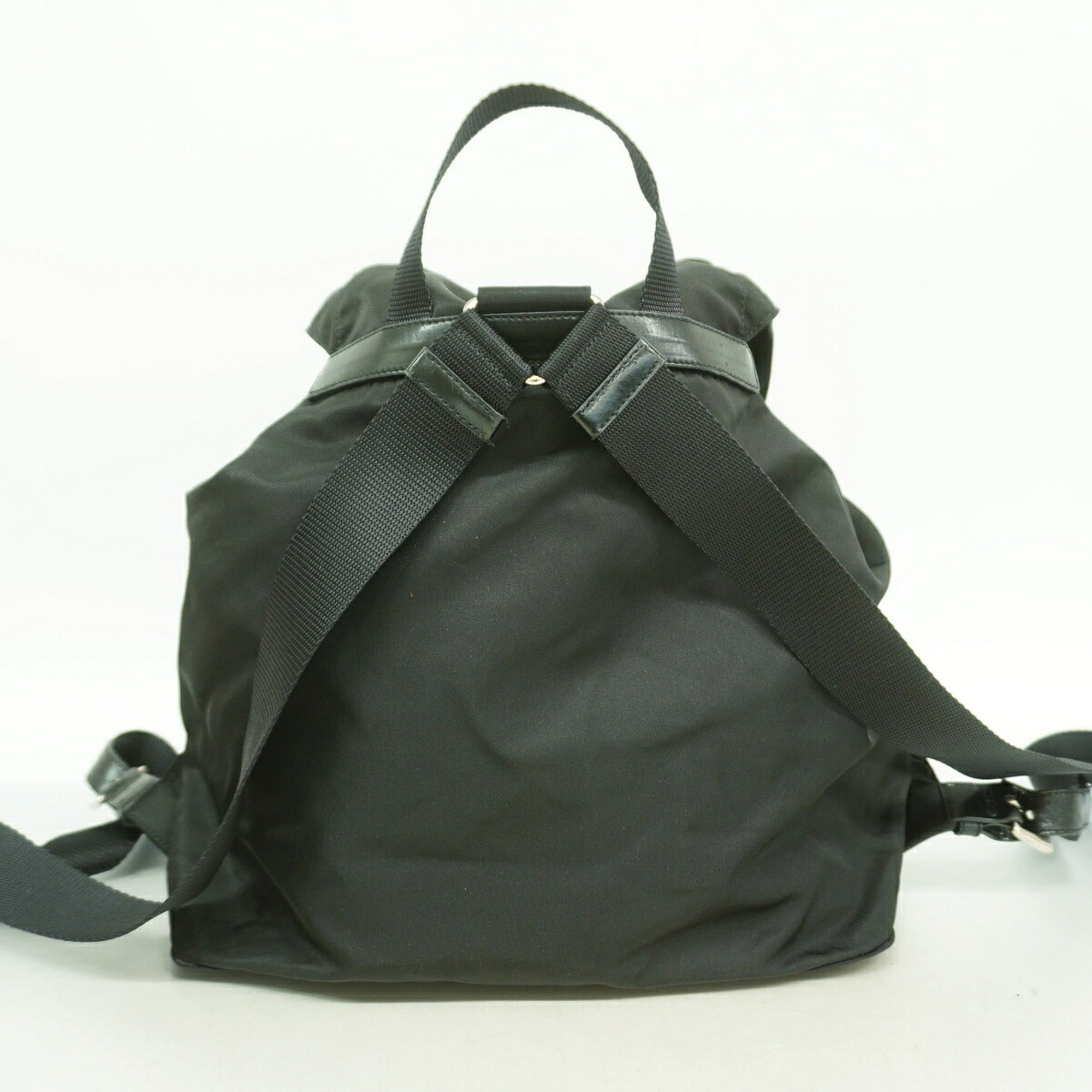 Prada Black Nylon Backpack (Pre-Owned)