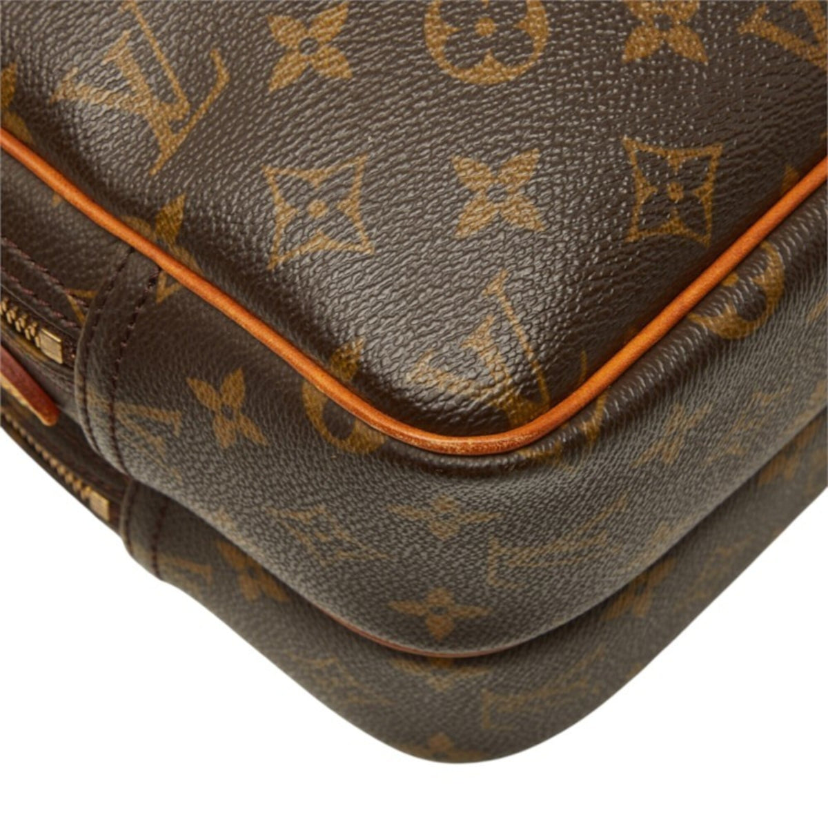 Louis Vuitton Brown Pvc Leather Shoulder Bag (Pre-Owned)