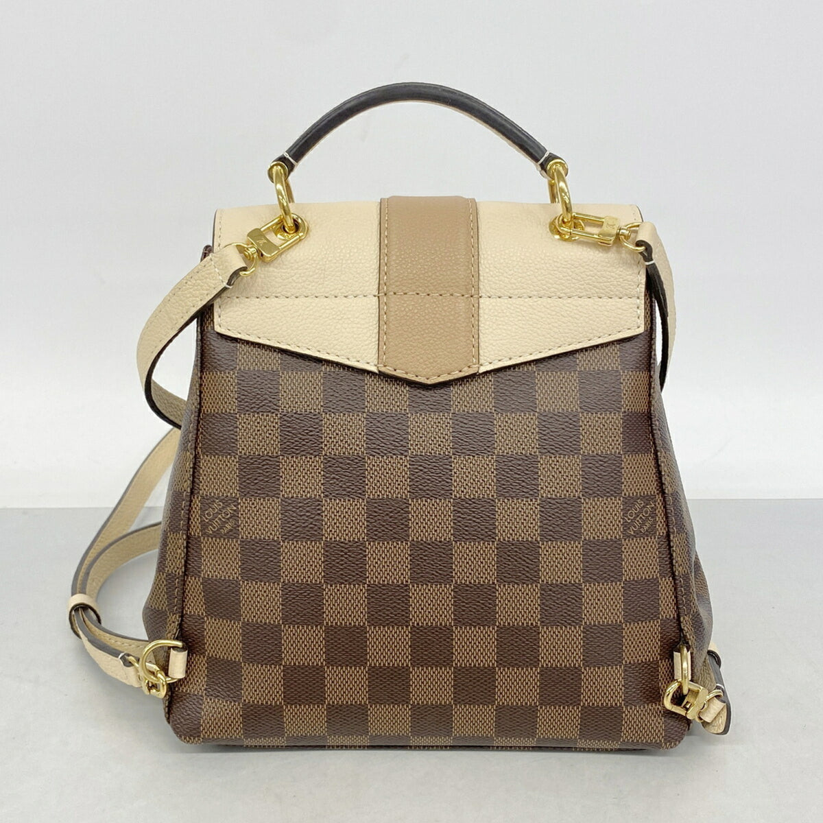 Louis Vuitton Cream Ebene Backpack (Pre-Owned)
